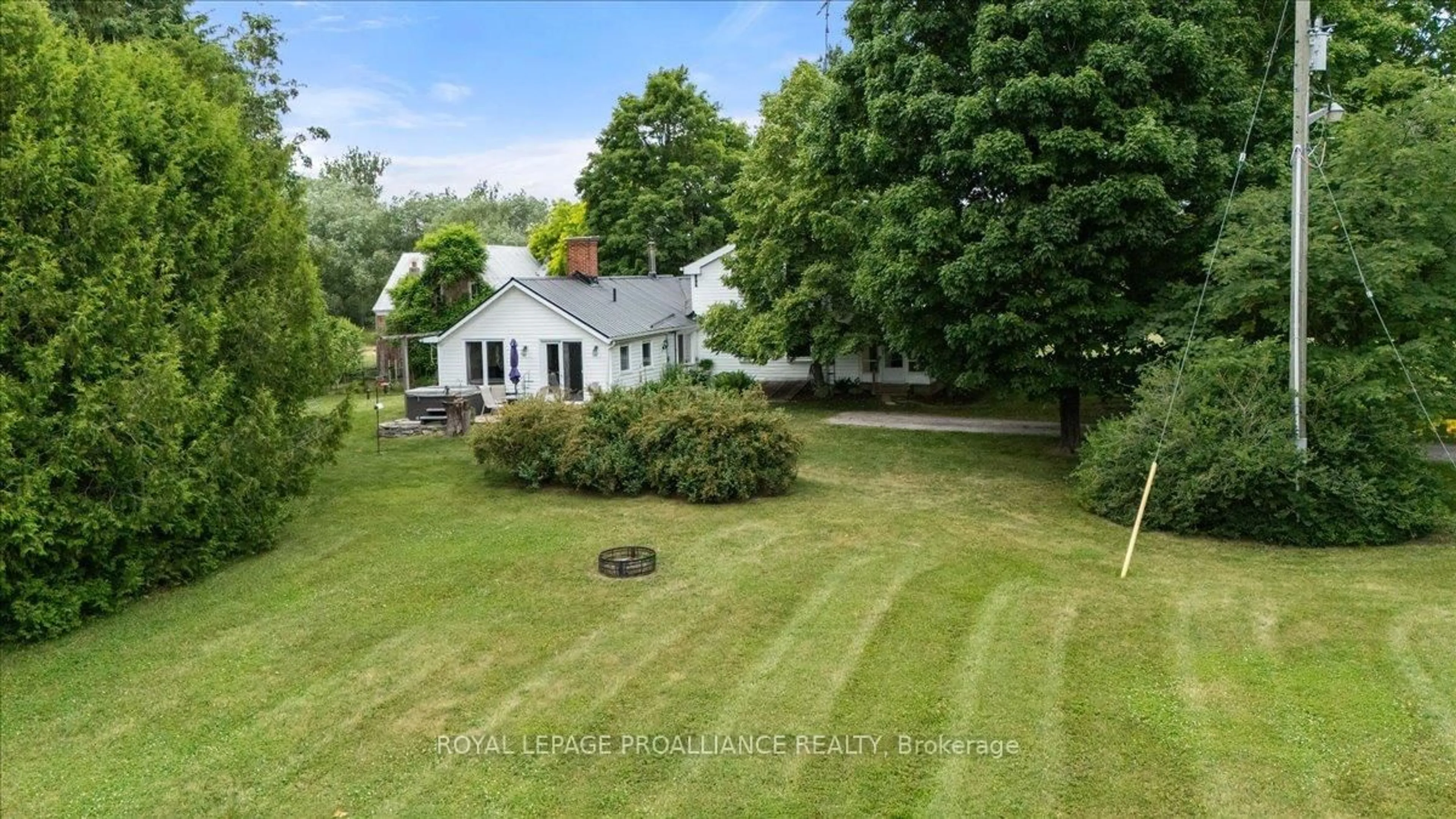 A pic from outside/outdoor area/front of a property/back of a property/a pic from drone, unknown for 75 Pierce Rd, Prince Edward County Ontario K0K 1G0