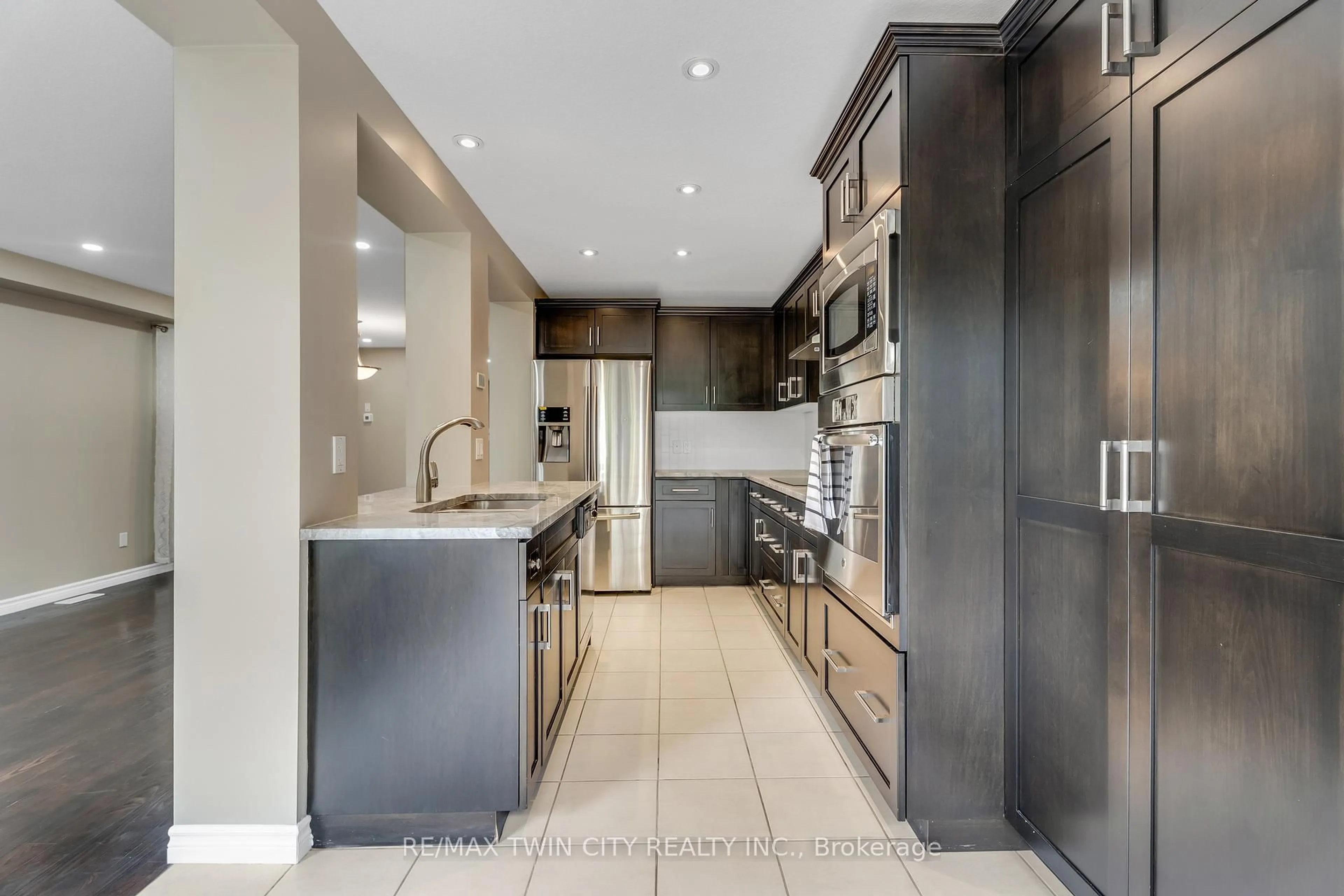Contemporary kitchen, ceramic/tile floor for 448 Starwood Dr, Guelph Ontario N1E 6X2