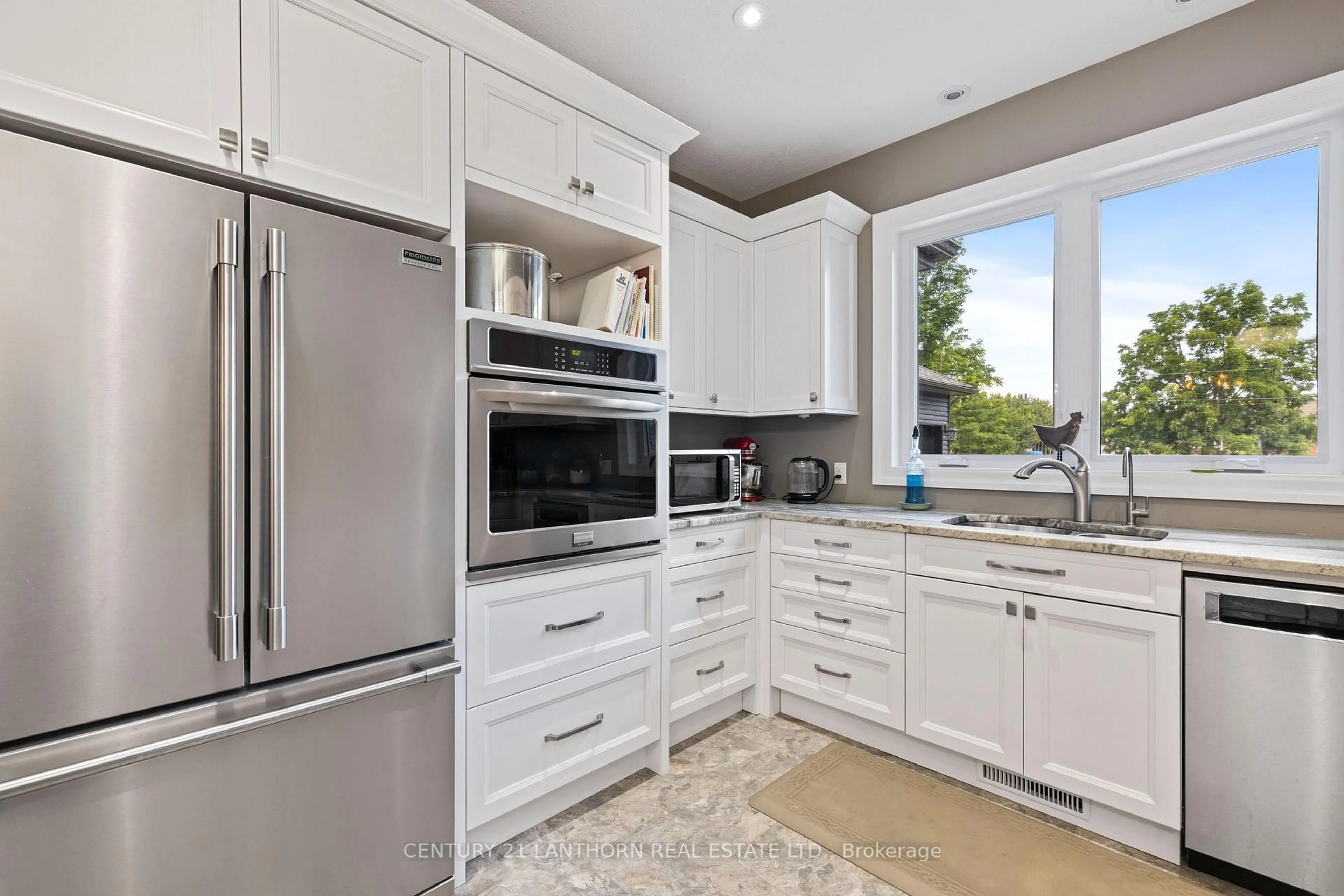Contemporary kitchen, ceramic/tile floor for 25 Powerline Rd, Brighton Ontario K0K 1H0