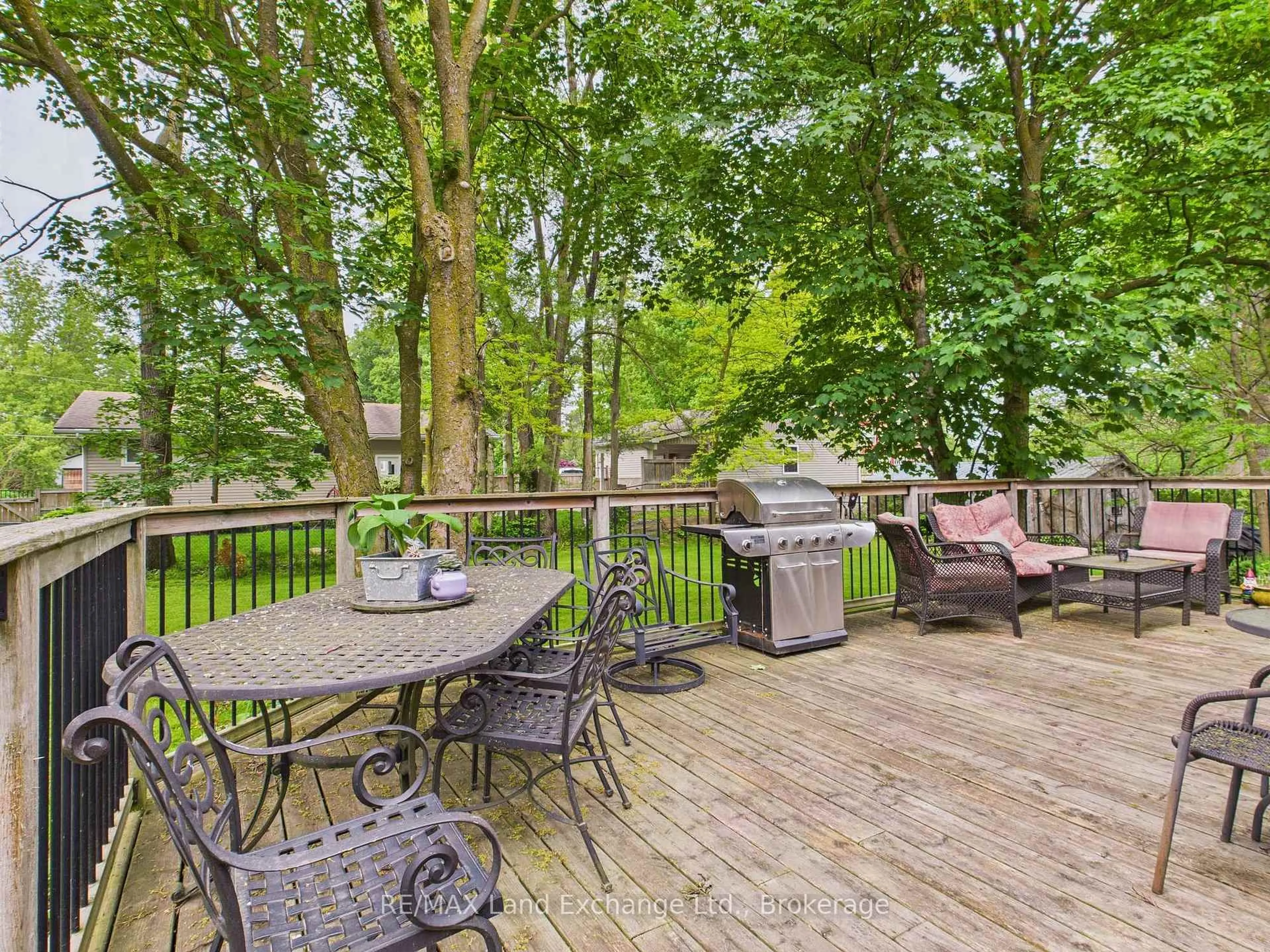 Patio, forest/trees view for 20 Queen St, Huron-Kinloss Ontario N0G 2R0