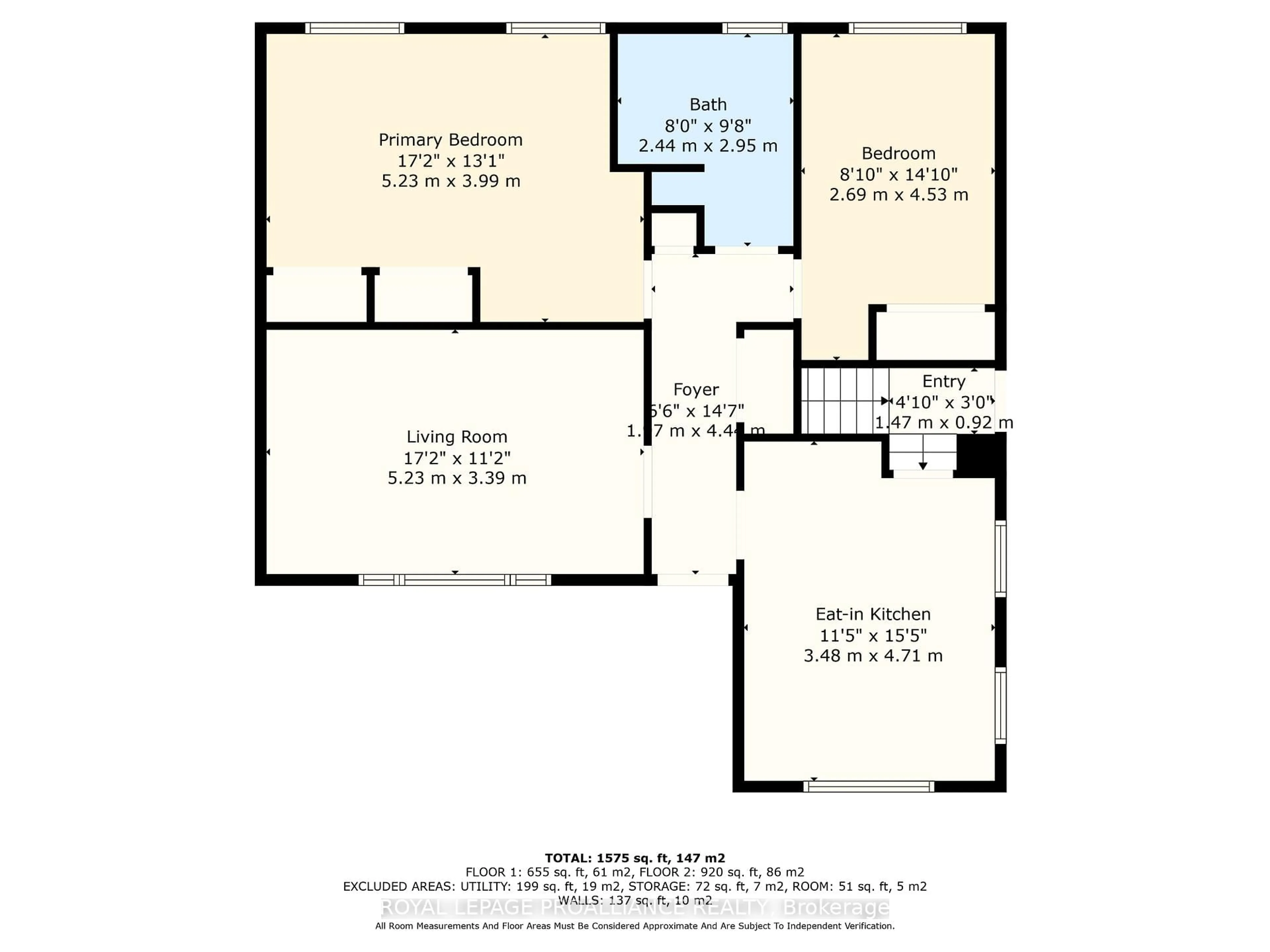 Floor plan for 556 Sinclair St, Cobourg Ontario K9A 2Y7