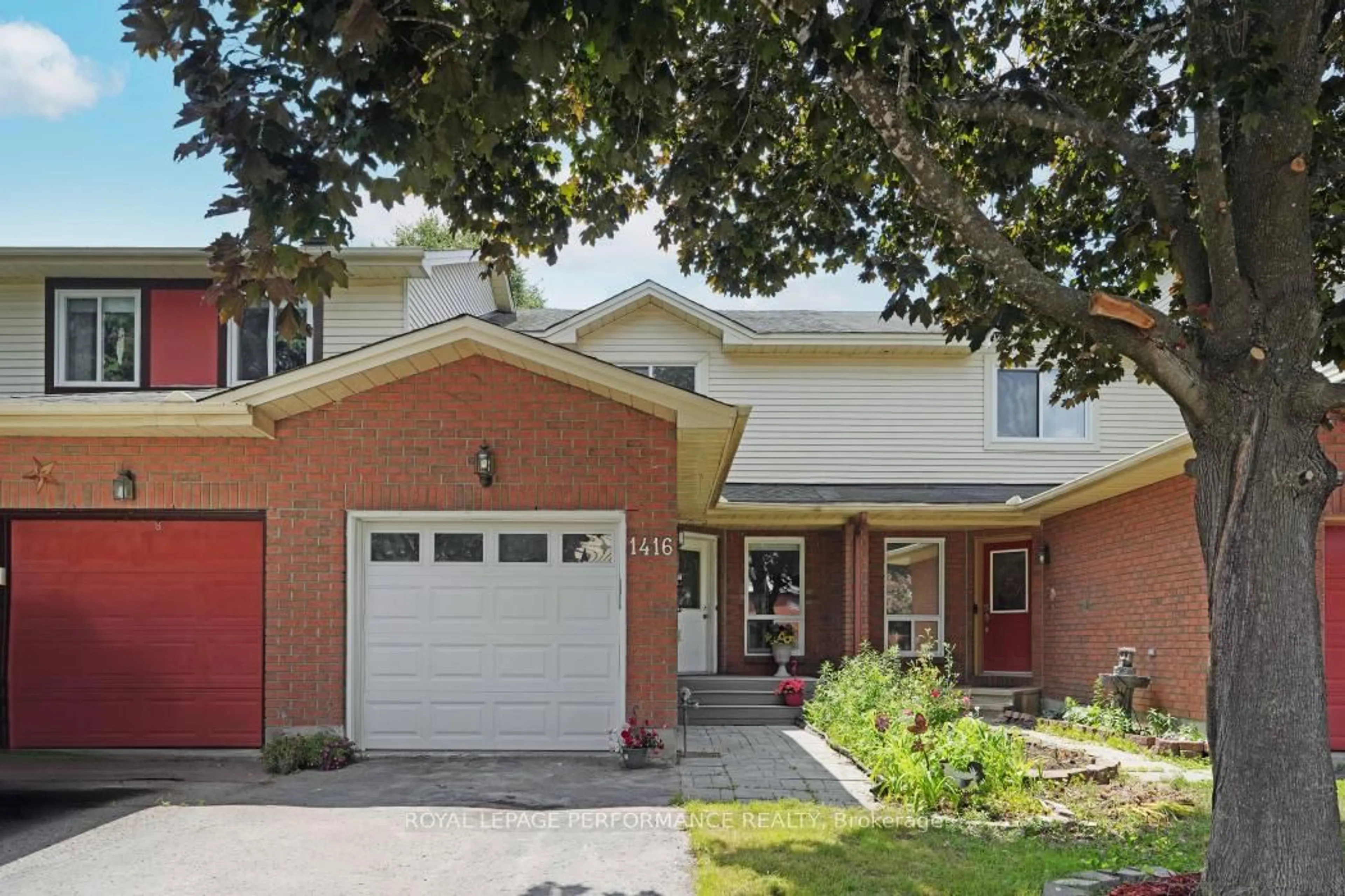 Home with brick exterior material, street for 1416 CARAVEL Cres, Ottawa Ontario K1E 3X4