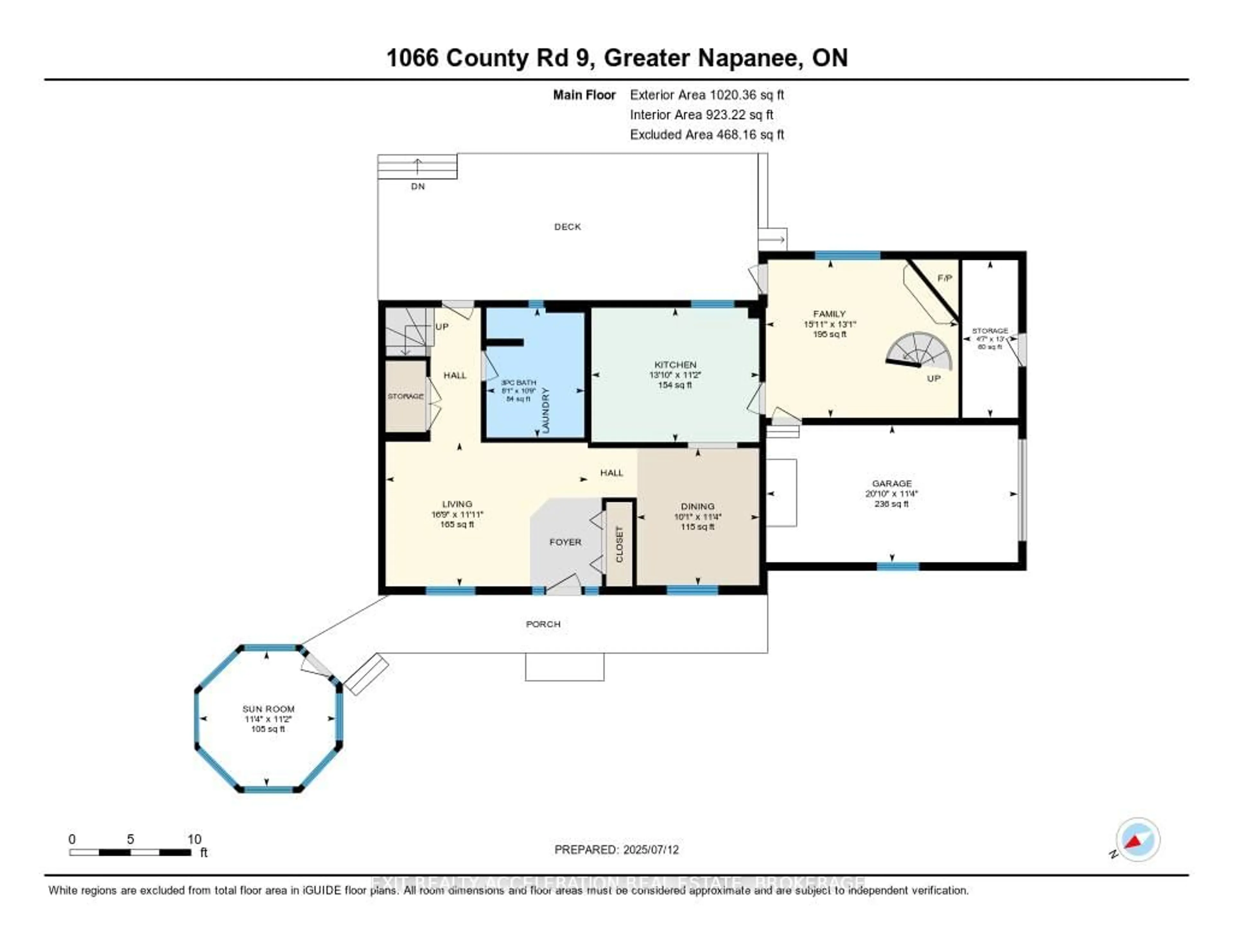 Floor plan for 1066 County Rd 9, Napanee Ontario K7R 3K8