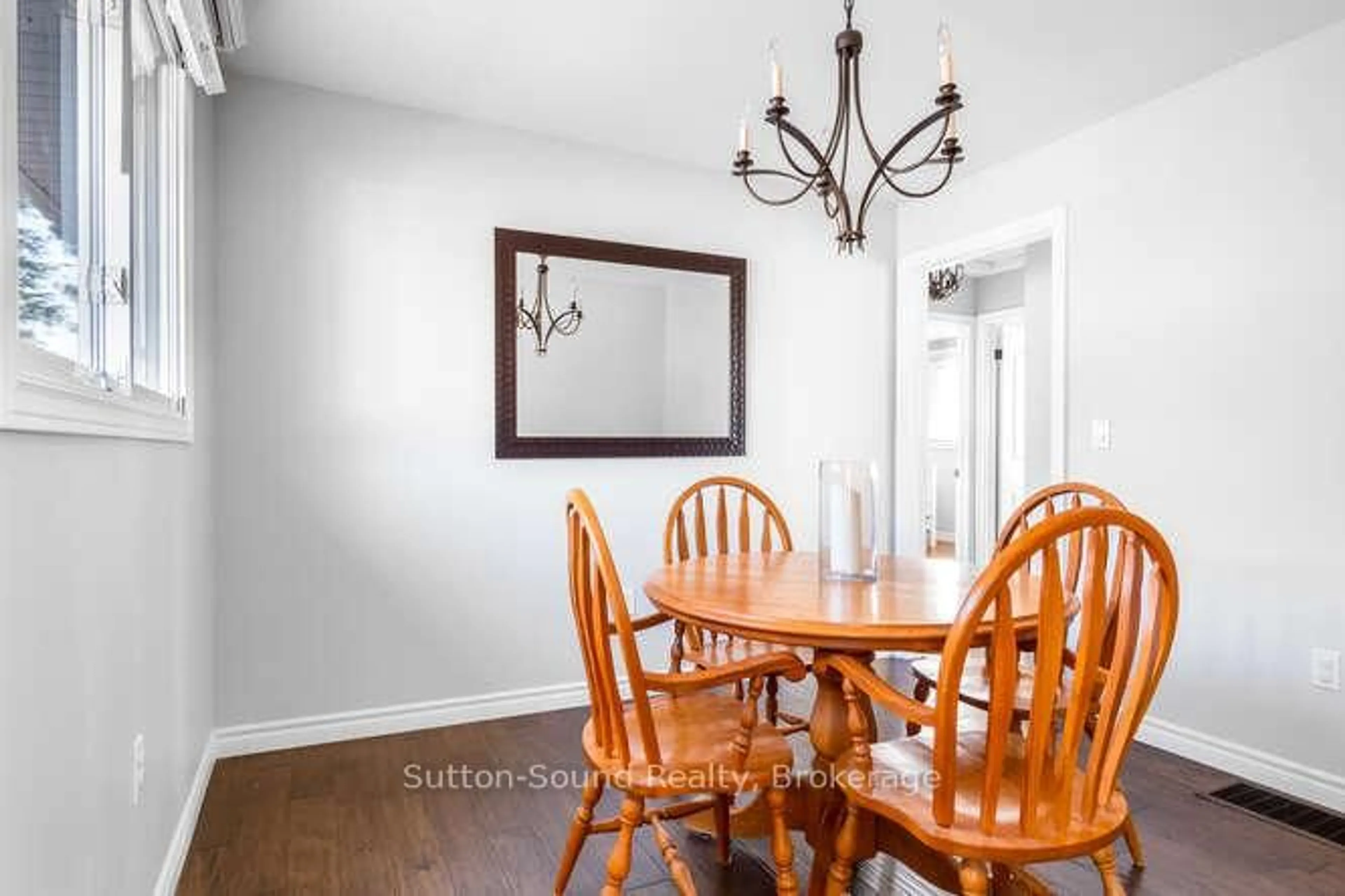 Dining room, wood/laminate floor for 202093 21 Highway, Georgian Bluffs Ontario N4K 5N7