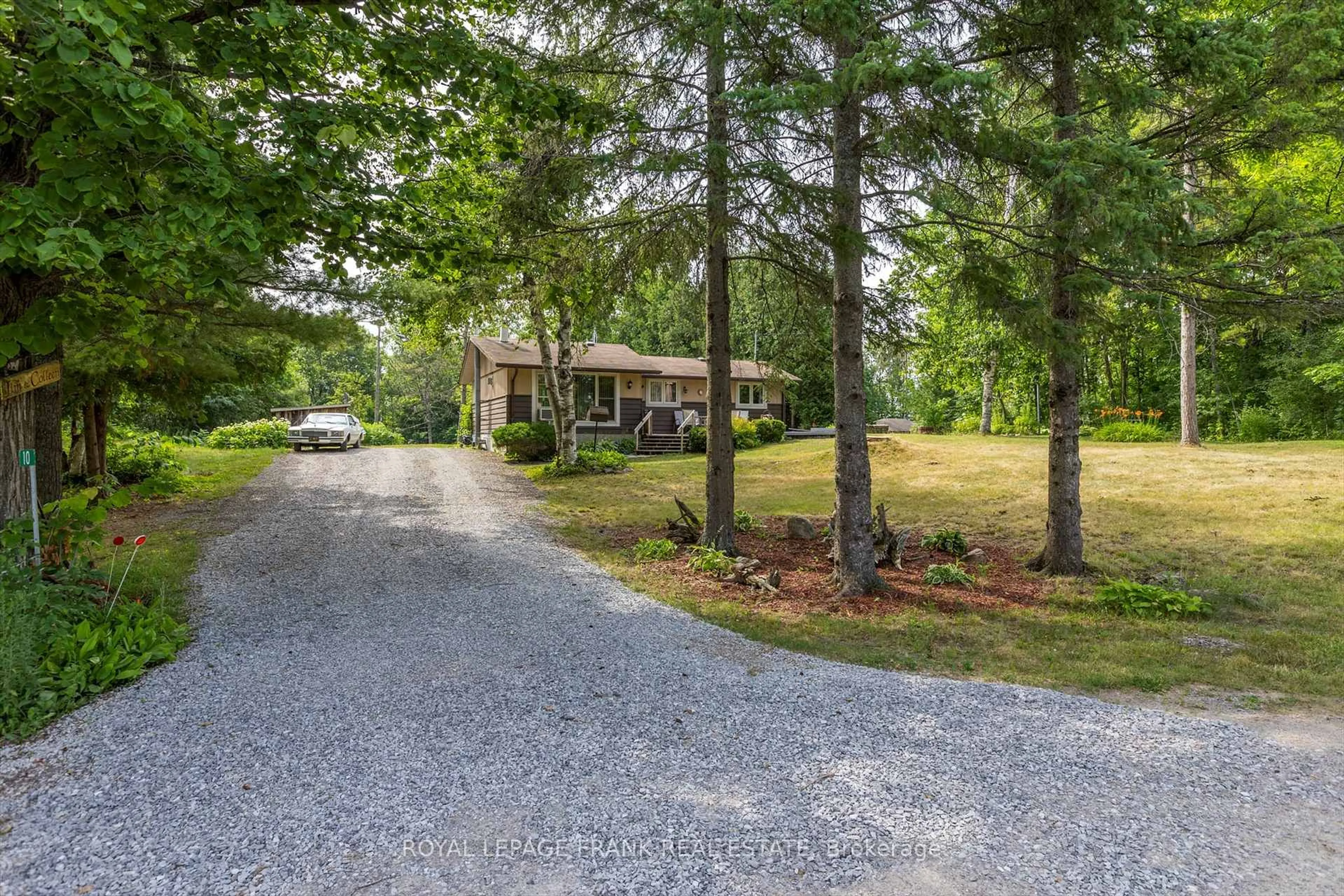 A pic from outside/outdoor area/front of a property/back of a property/a pic from drone, unknown for 10 Darvell Rd, Trent Lakes Ontario K0L 1J0