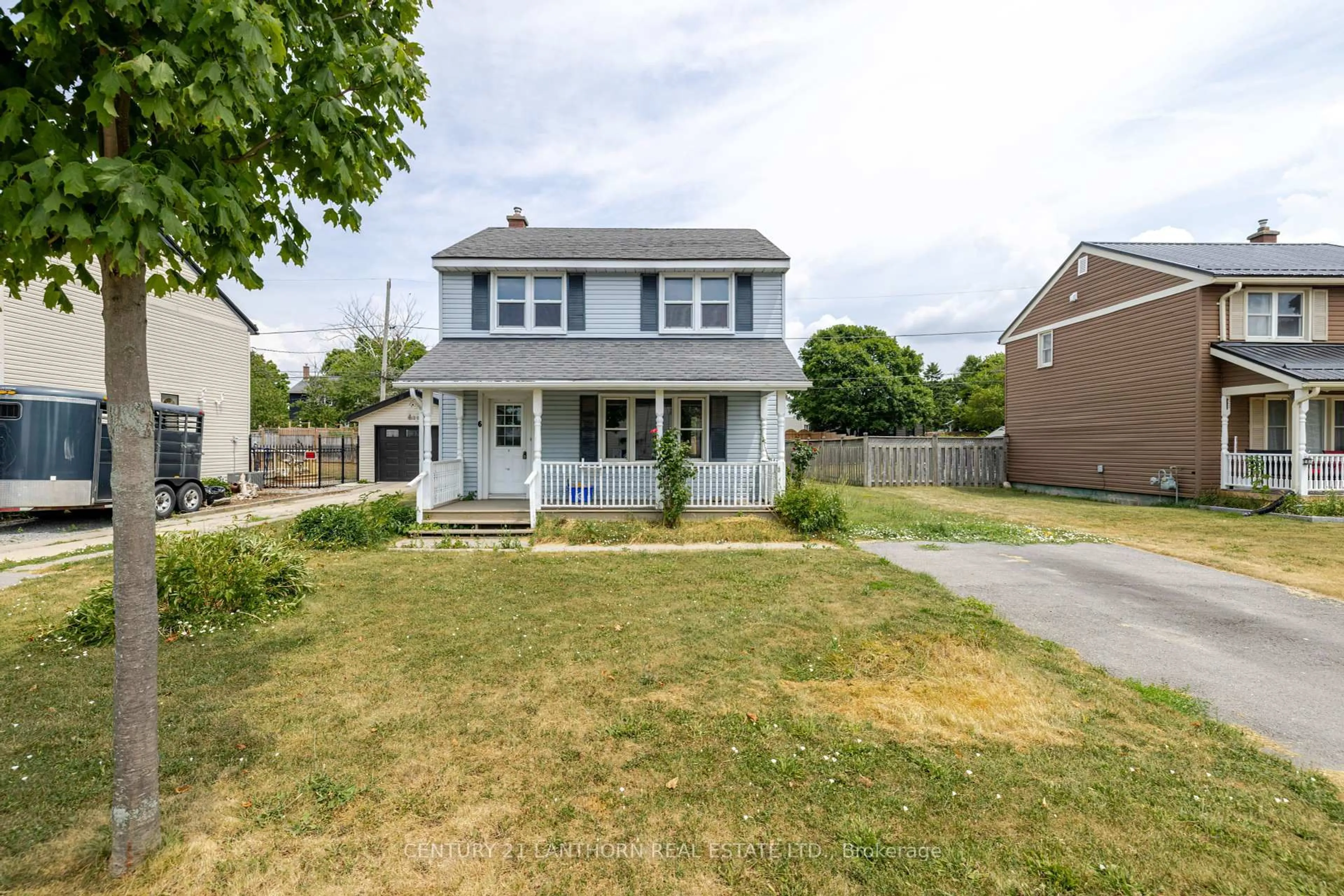 A pic from outside/outdoor area/front of a property/back of a property/a pic from drone, street for 6 Inkerman Ave, Prince Edward County Ontario K0K 2T0