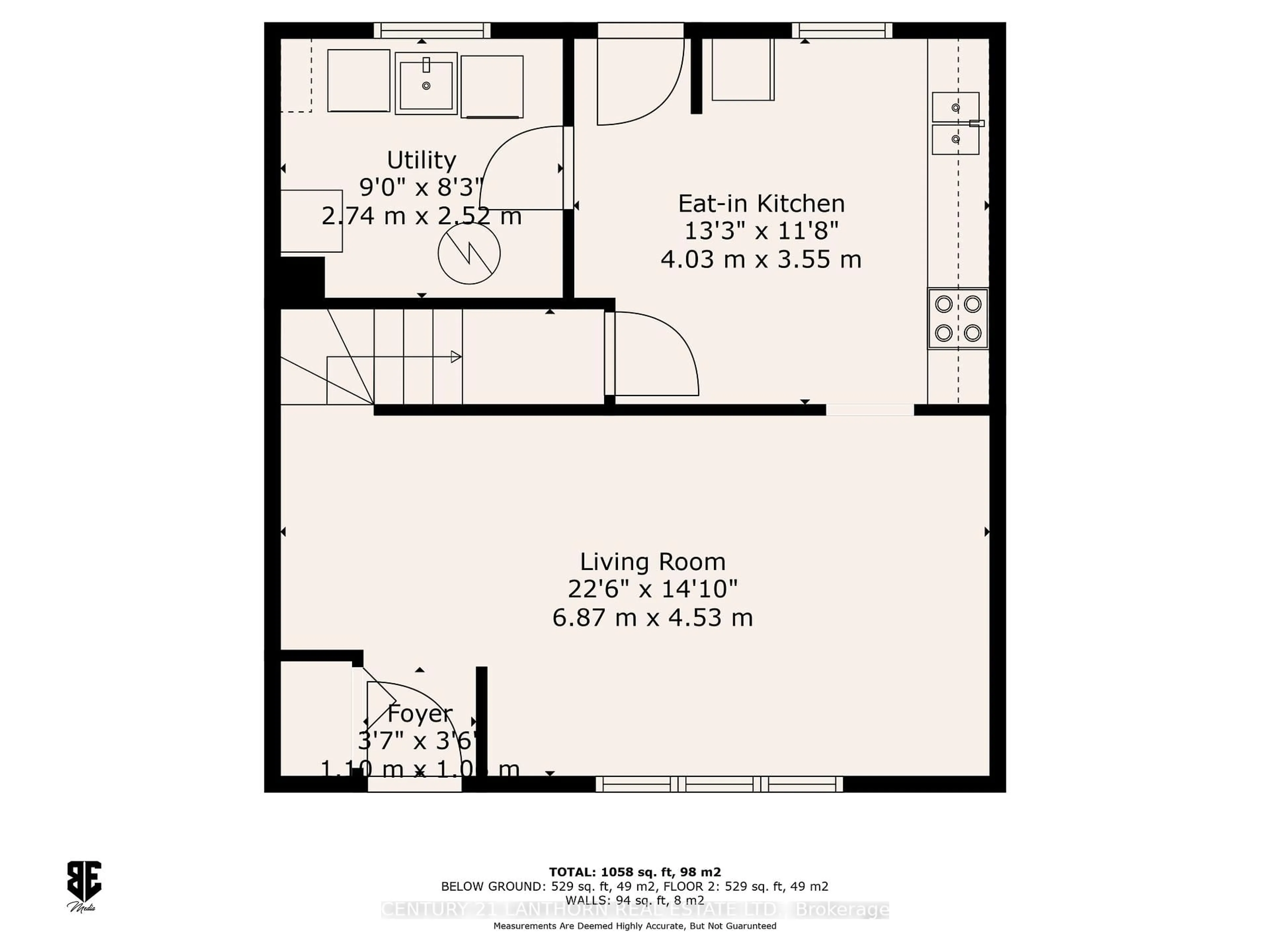 Floor plan for 6 Inkerman Ave, Prince Edward County Ontario K0K 2T0