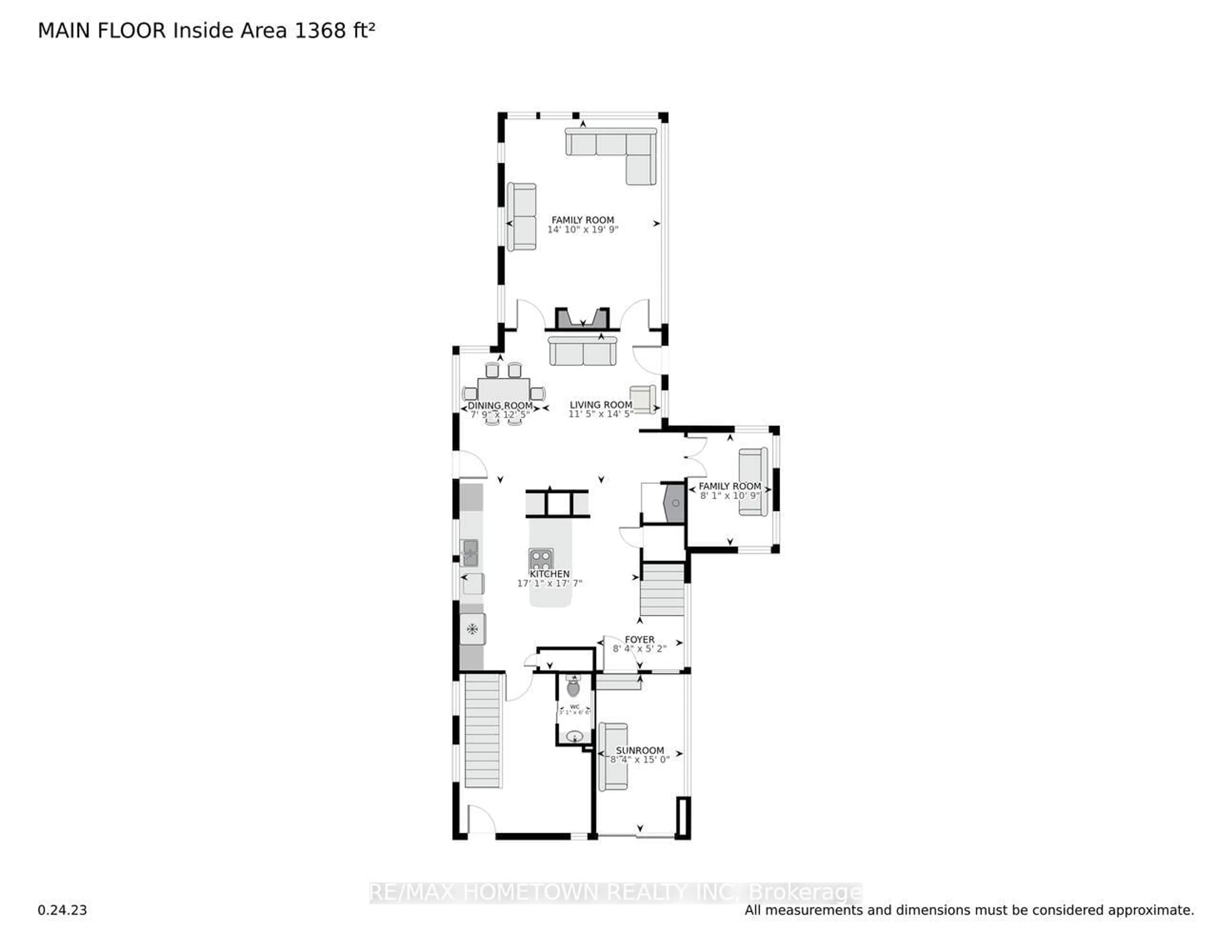 Floor plan for 1326 LILY BAY Dr, Elizabethtown-Kitley Ontario K6V 7C5