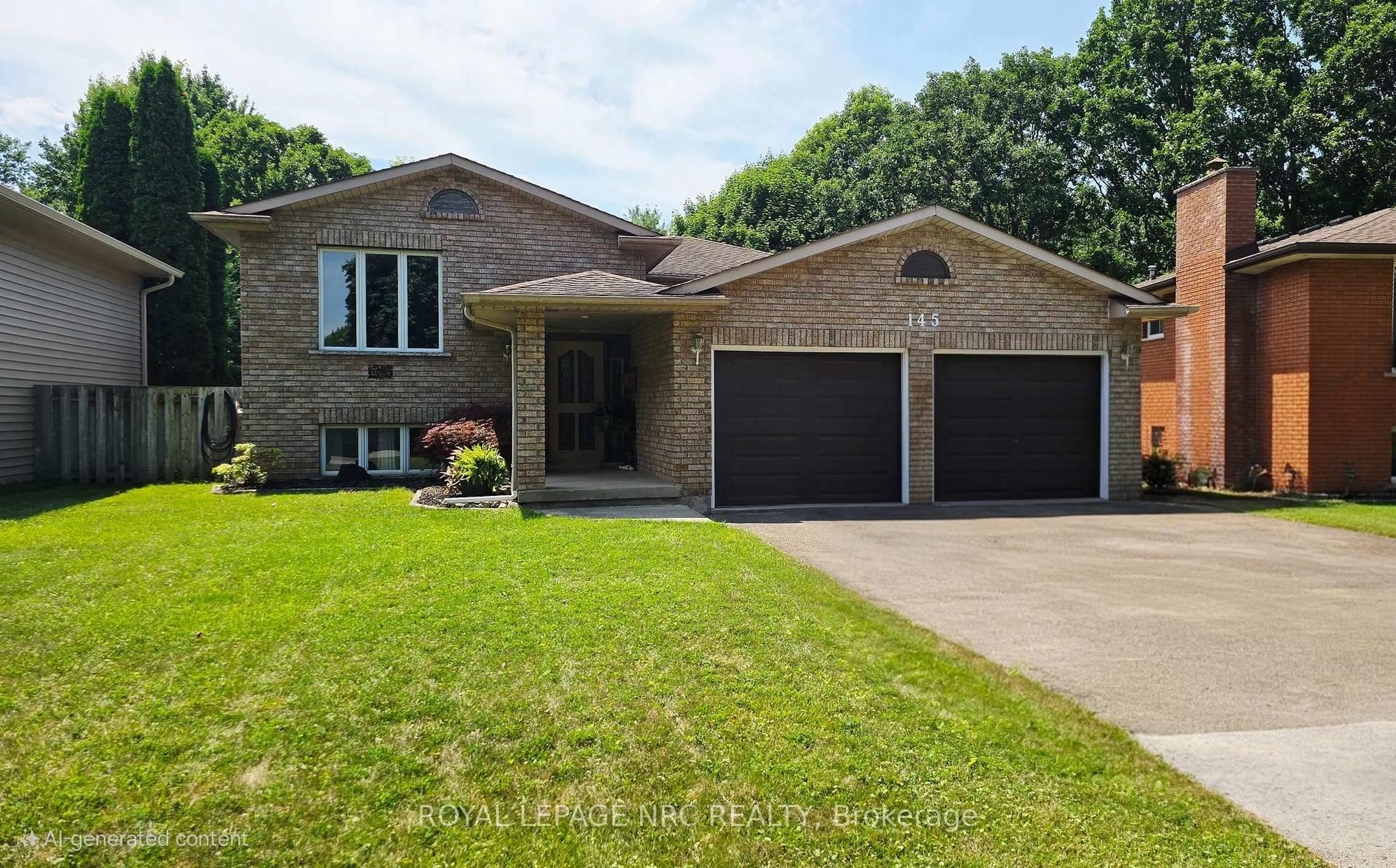 Home with brick exterior material, street for 145 Leaside Dr, Welland Ontario L3C 6N4