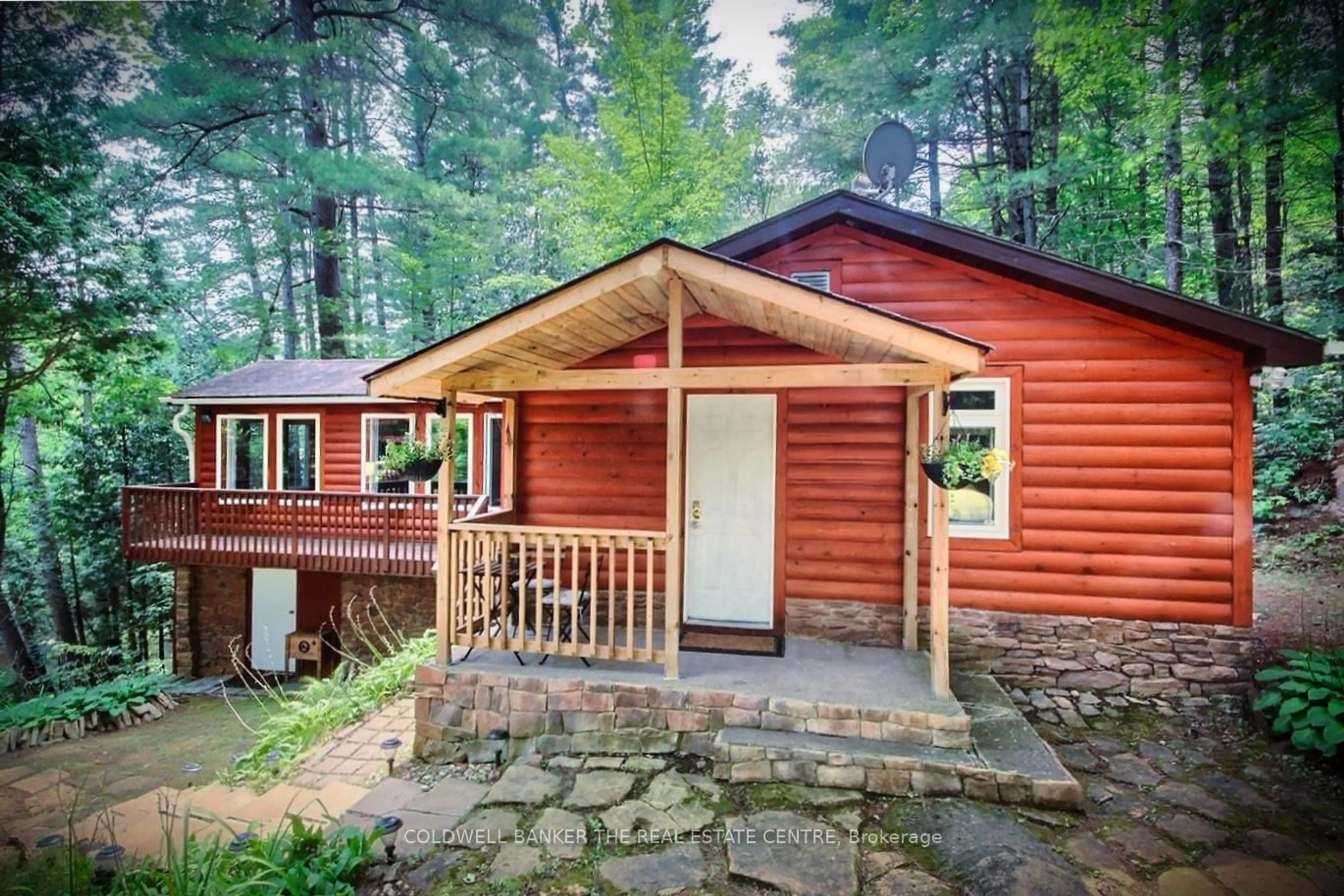 Patio, forest/trees view for 54 Black River Rd, Kawartha Lakes Ontario L0K 2B0