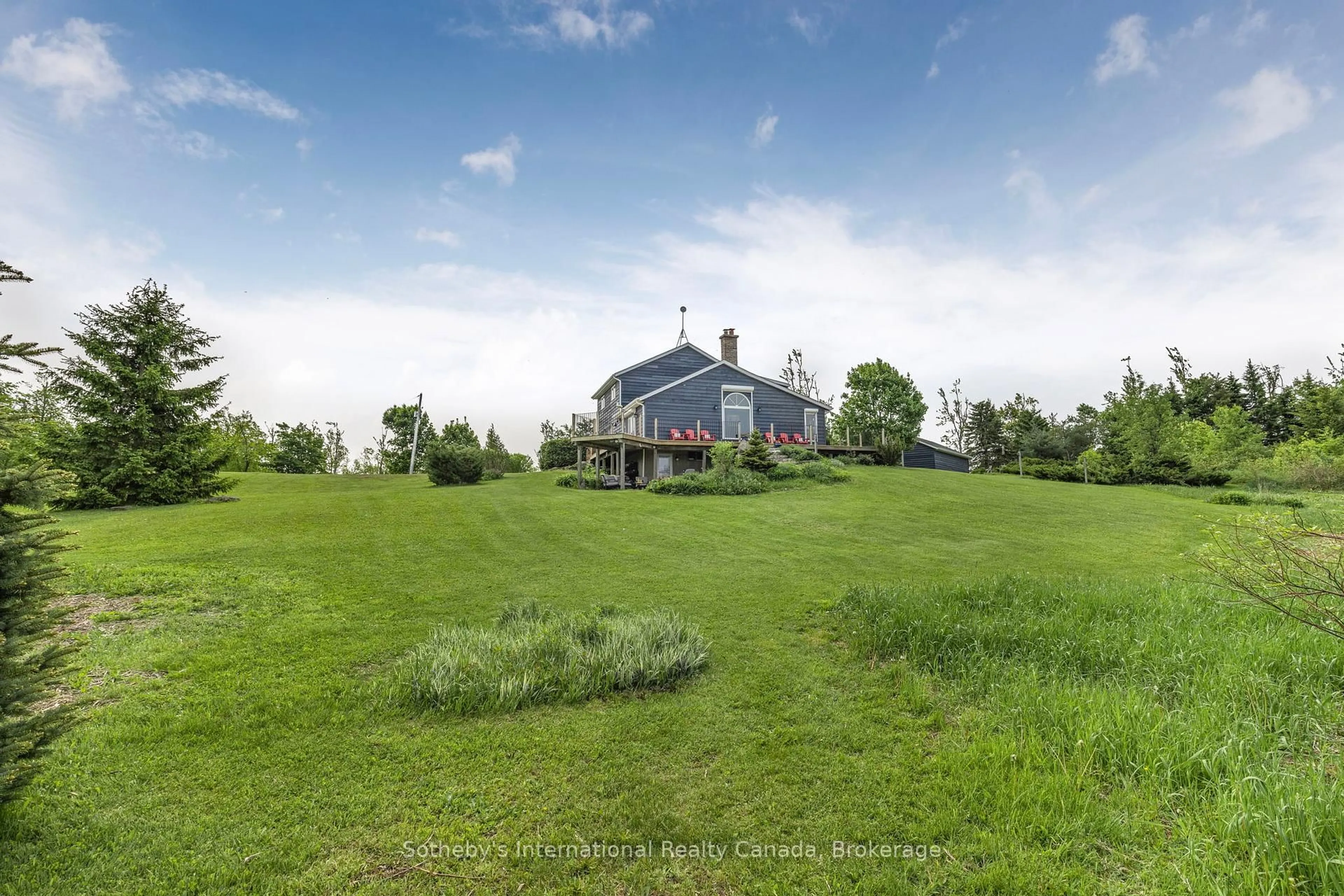 A pic from outside/outdoor area/front of a property/back of a property/a pic from drone, unknown for 758693 2nd Line, Mulmur Ontario L9V 0H1