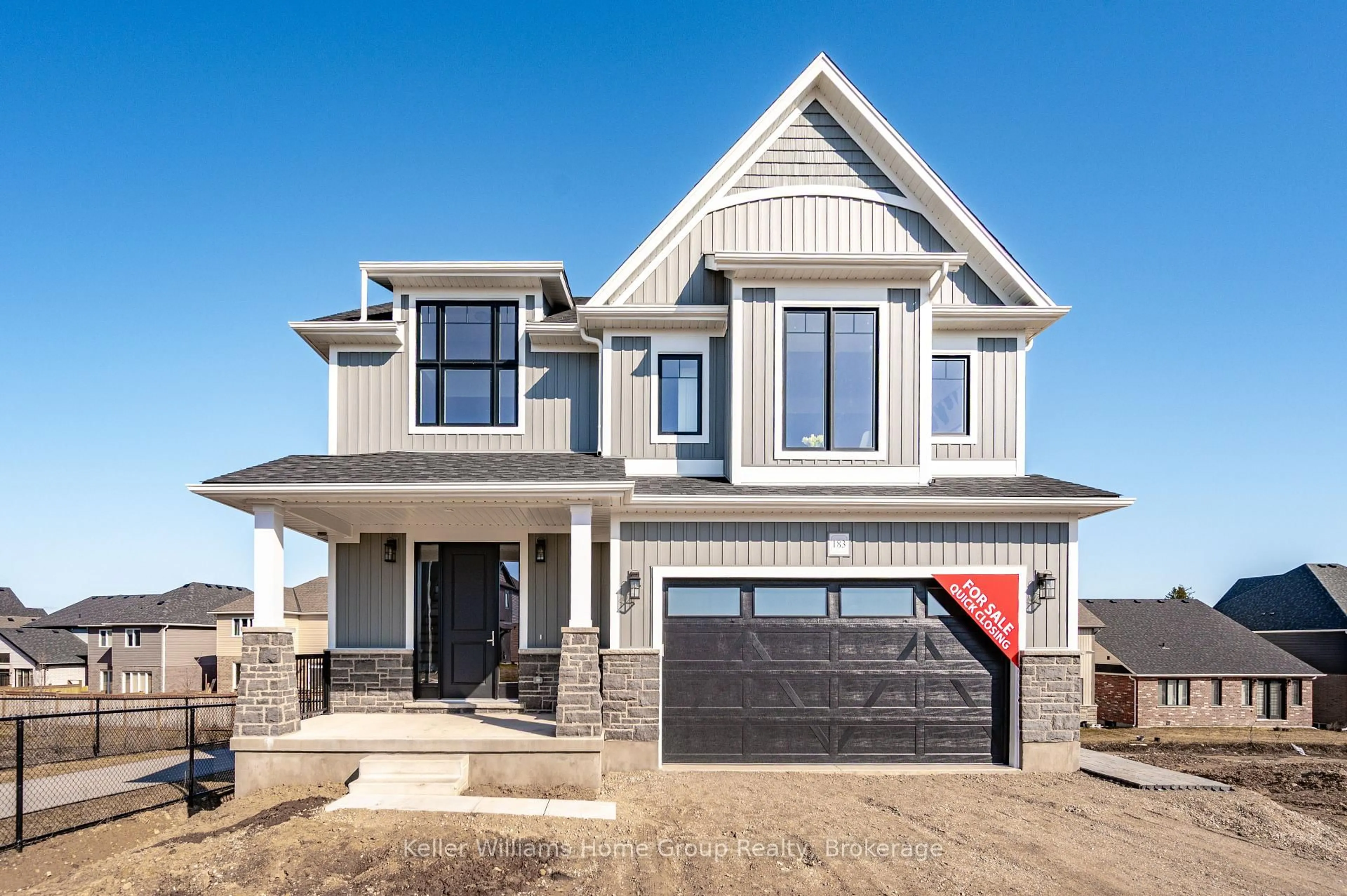 Home with brick exterior material, street for 183 Haylock Ave, Centre Wellington Ontario N0B 1S0