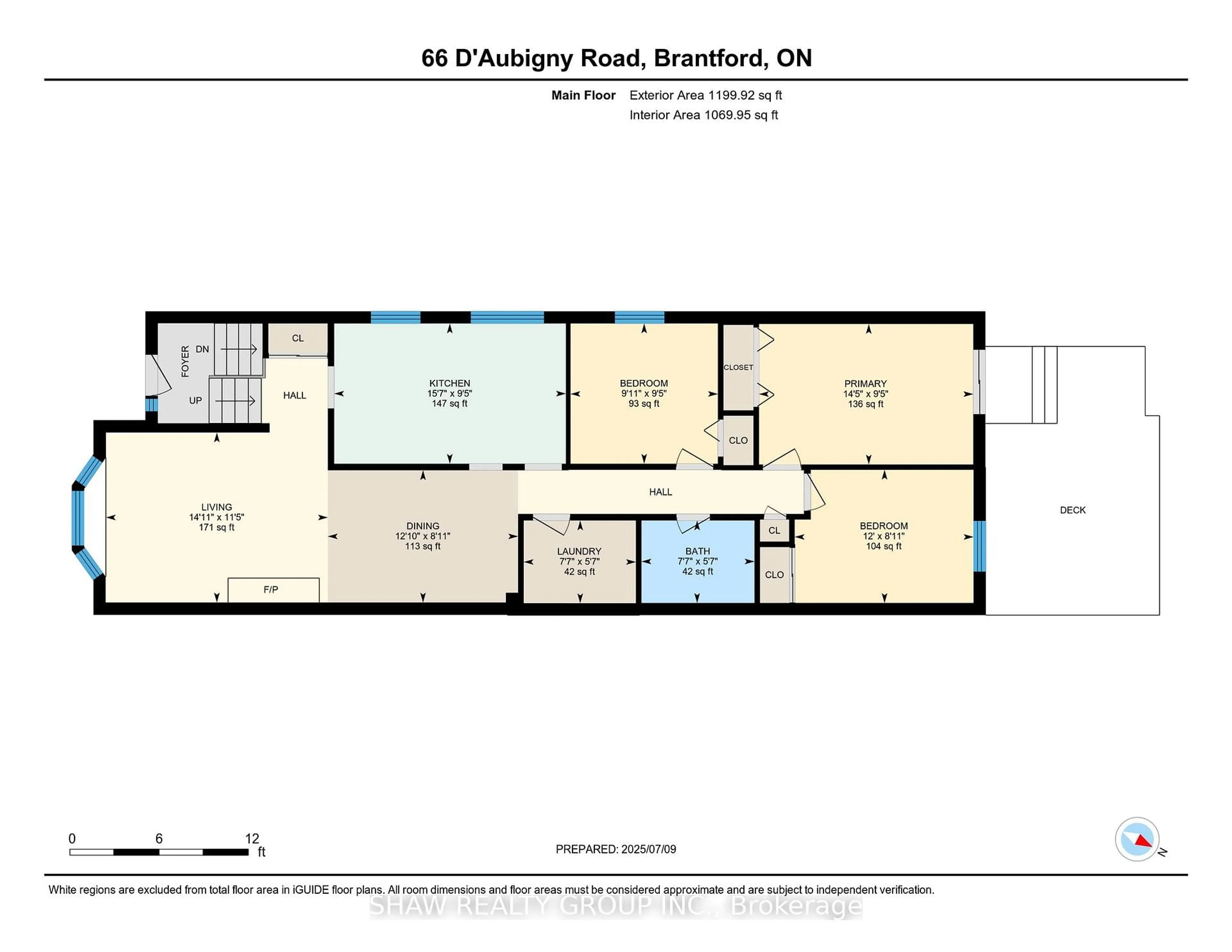 Floor plan for 66 D'aubigny Rd, Brant Ontario N3T 6J3
