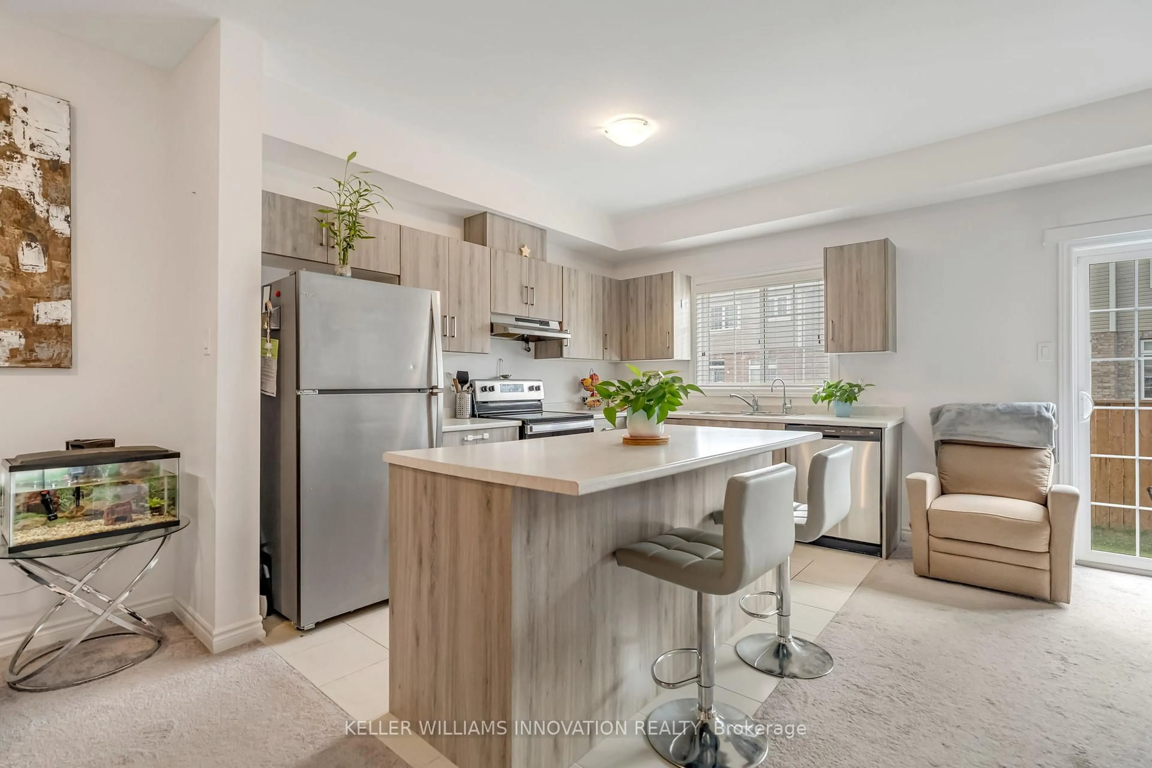 Open concept kitchen, unknown for 38 Dewberry Dr, Kitchener Ontario N2B 0A9
