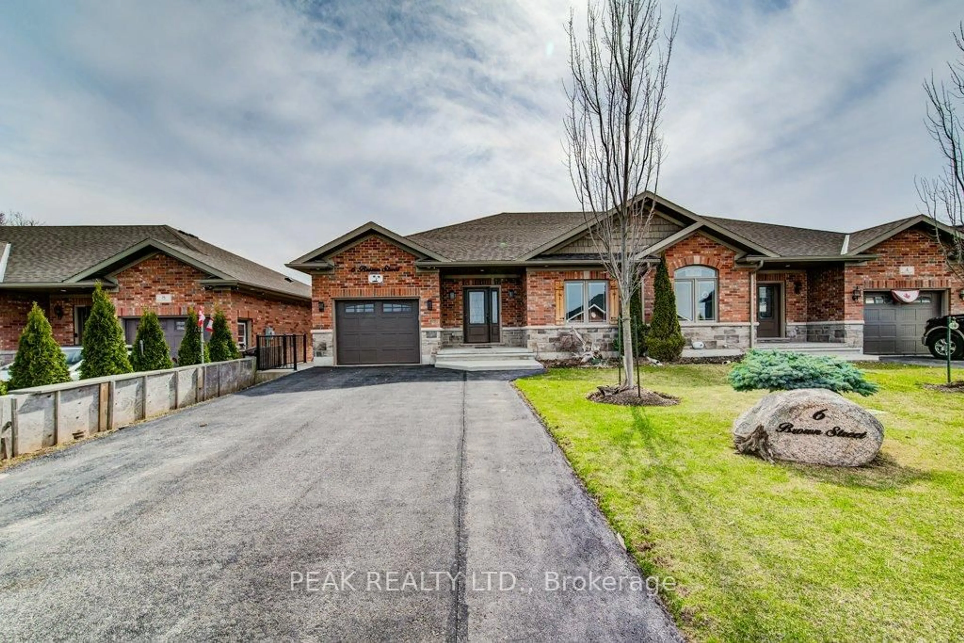 Home with brick exterior material, street for 6 Brown St, Minto Ontario N0G 1M0