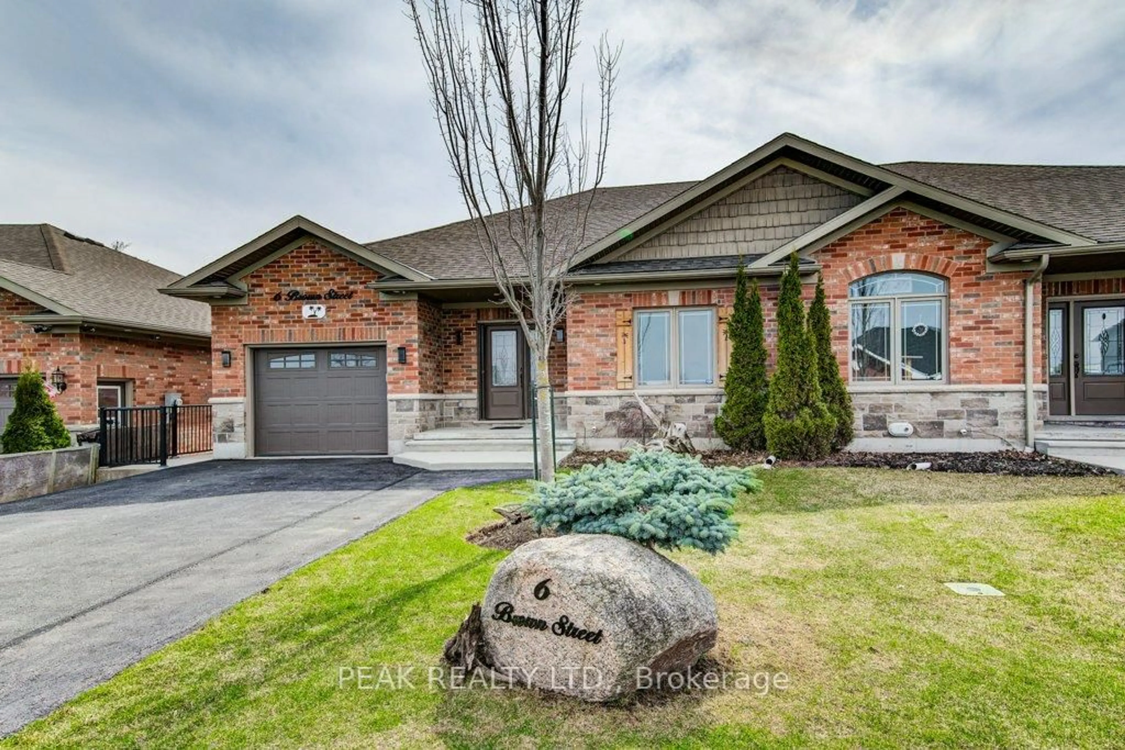 Home with brick exterior material, street for 6 Brown St, Minto Ontario N0G 1M0