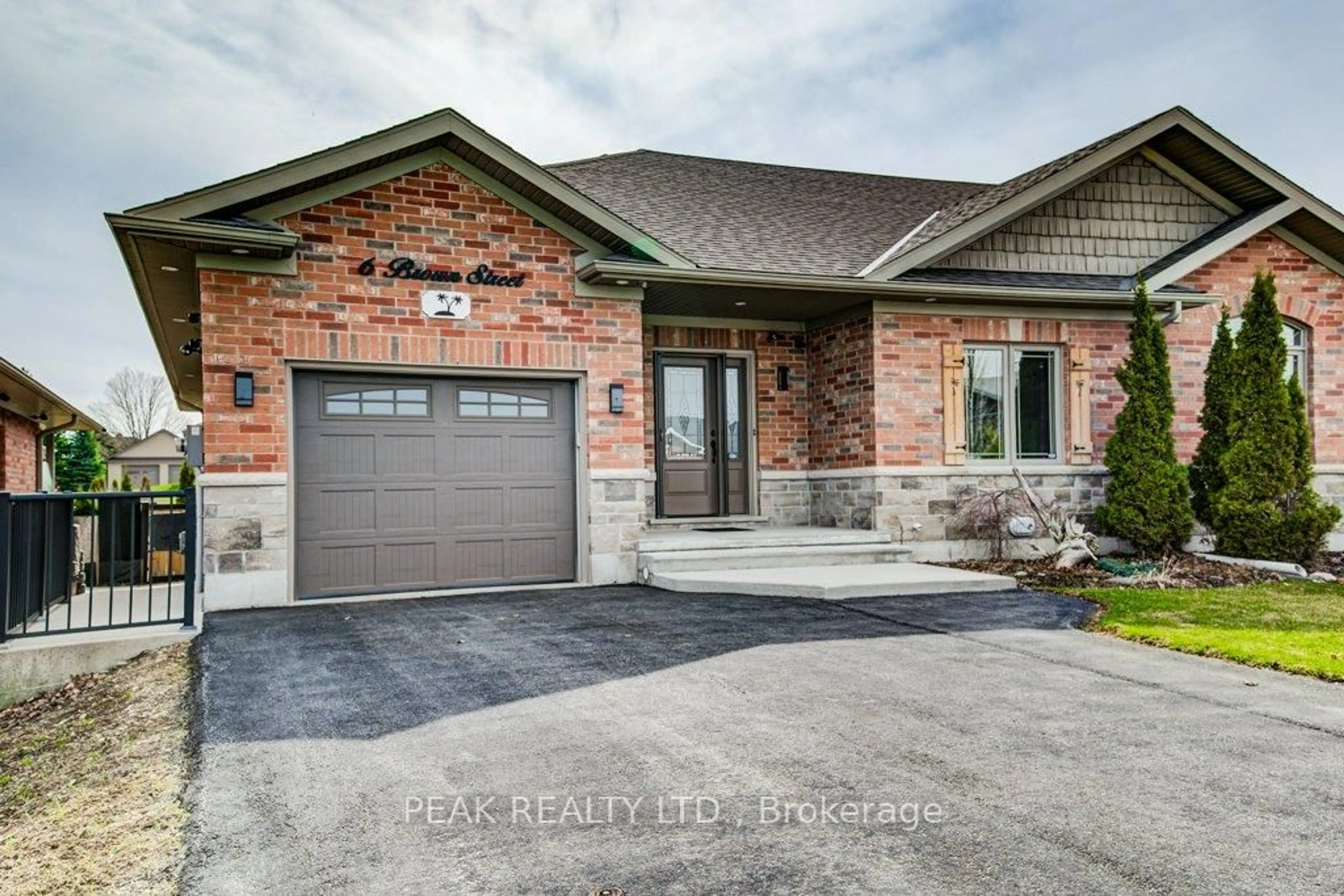 Home with brick exterior material, street for 6 Brown St, Minto Ontario N0G 1M0