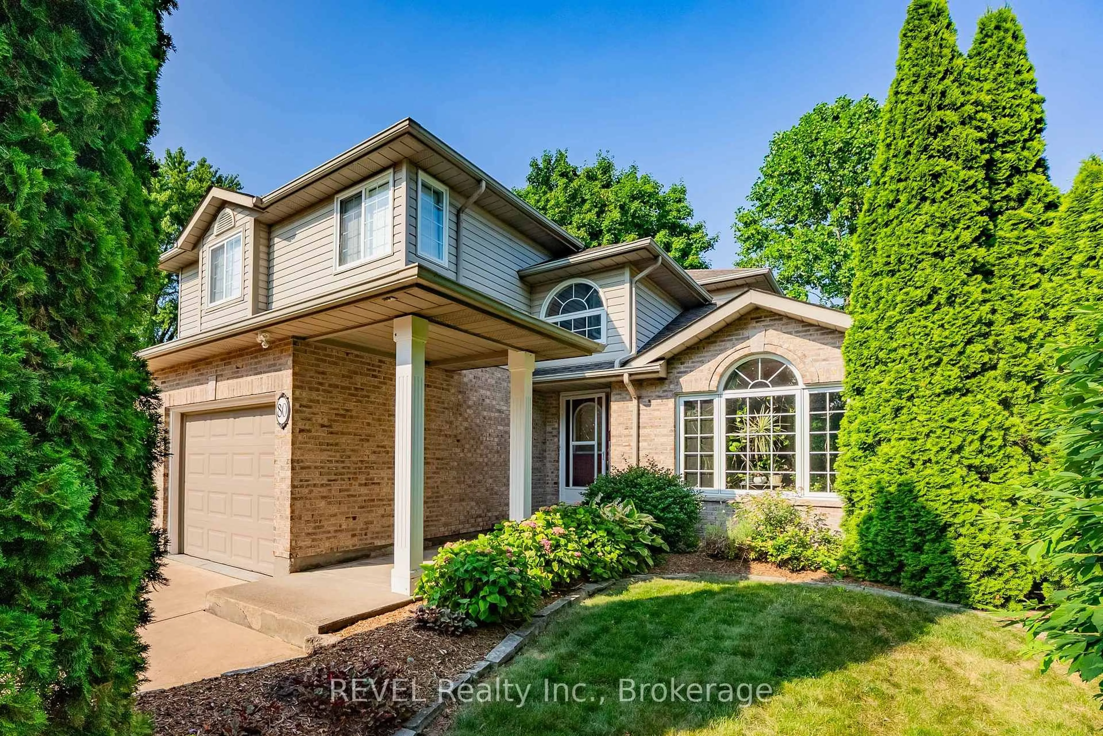 Home with brick exterior material, street for 80 October Dr, St. Catharines Ontario L2N 6J6