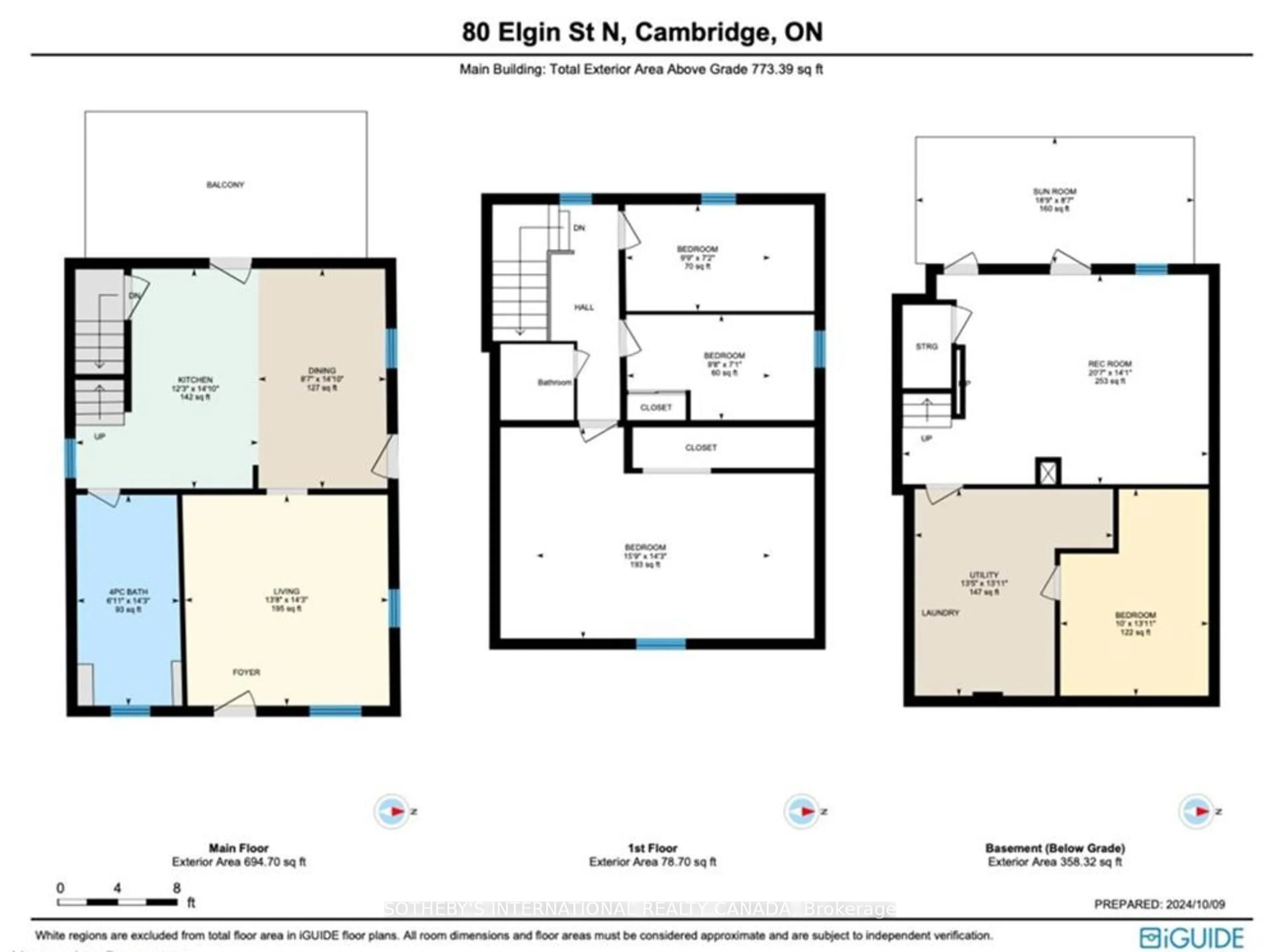Floor plan for 80 Elgin St, Cambridge Ontario N1R 5H3
