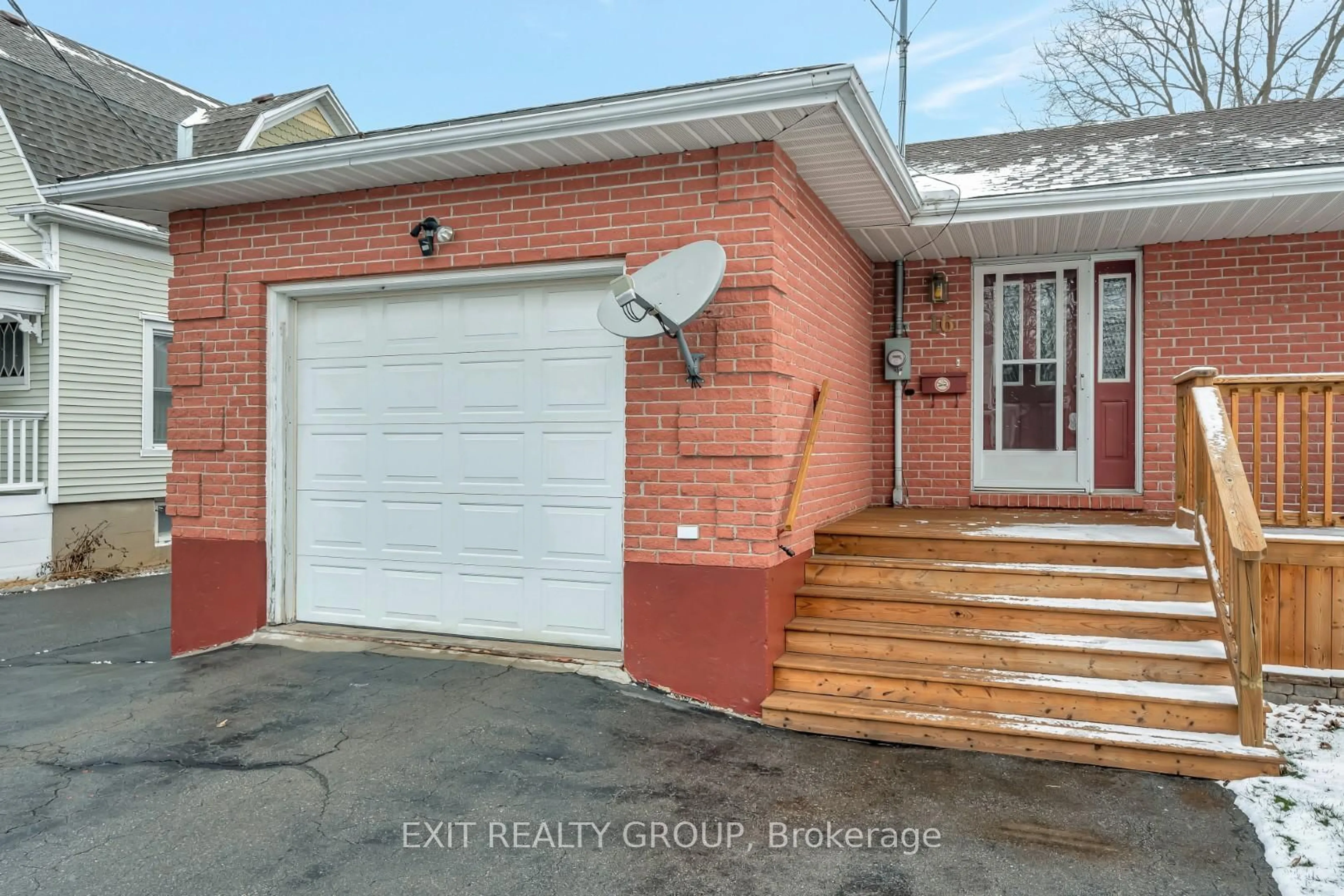 Home with brick exterior material, street for 16 Maple Ave, Prince Edward County Ontario K0K 2T0