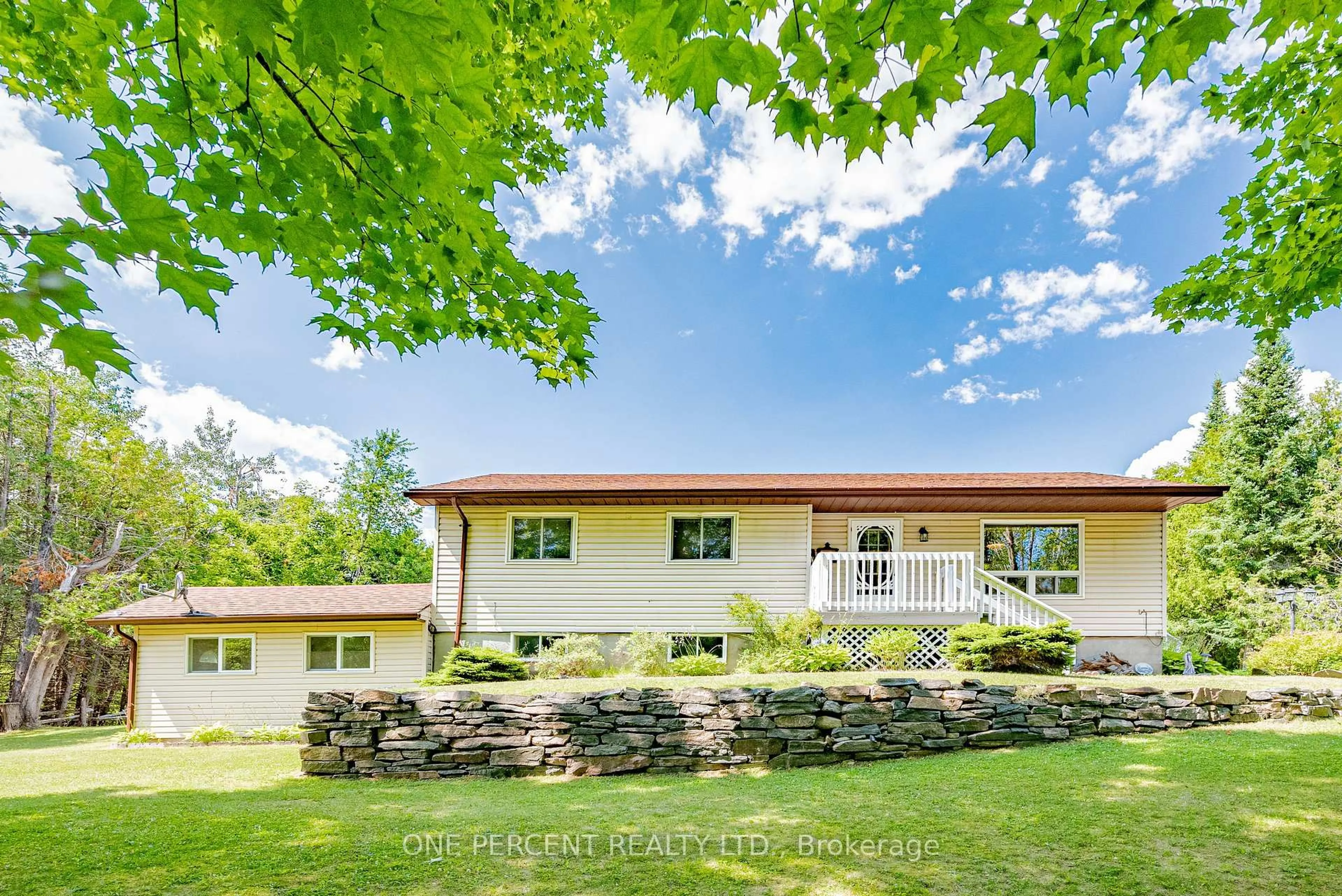 A pic from outside/outdoor area/front of a property/back of a property/a pic from drone, unknown for 175 Bulmers Rd, Kawartha Lakes Ontario K0M 1N0