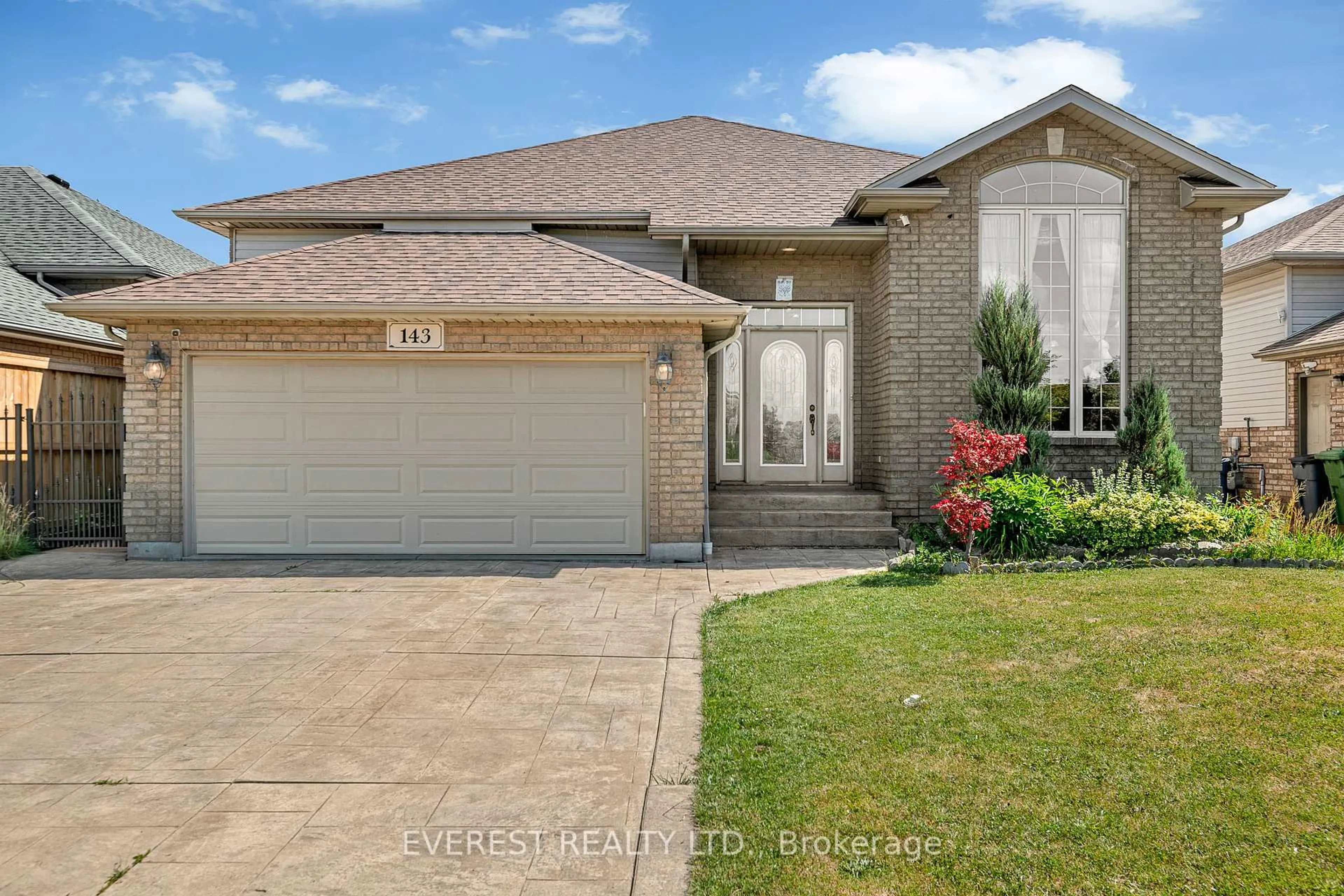 Home with brick exterior material, street for 143 Amy Croft Dr, Lakeshore Ontario N9K 1E6