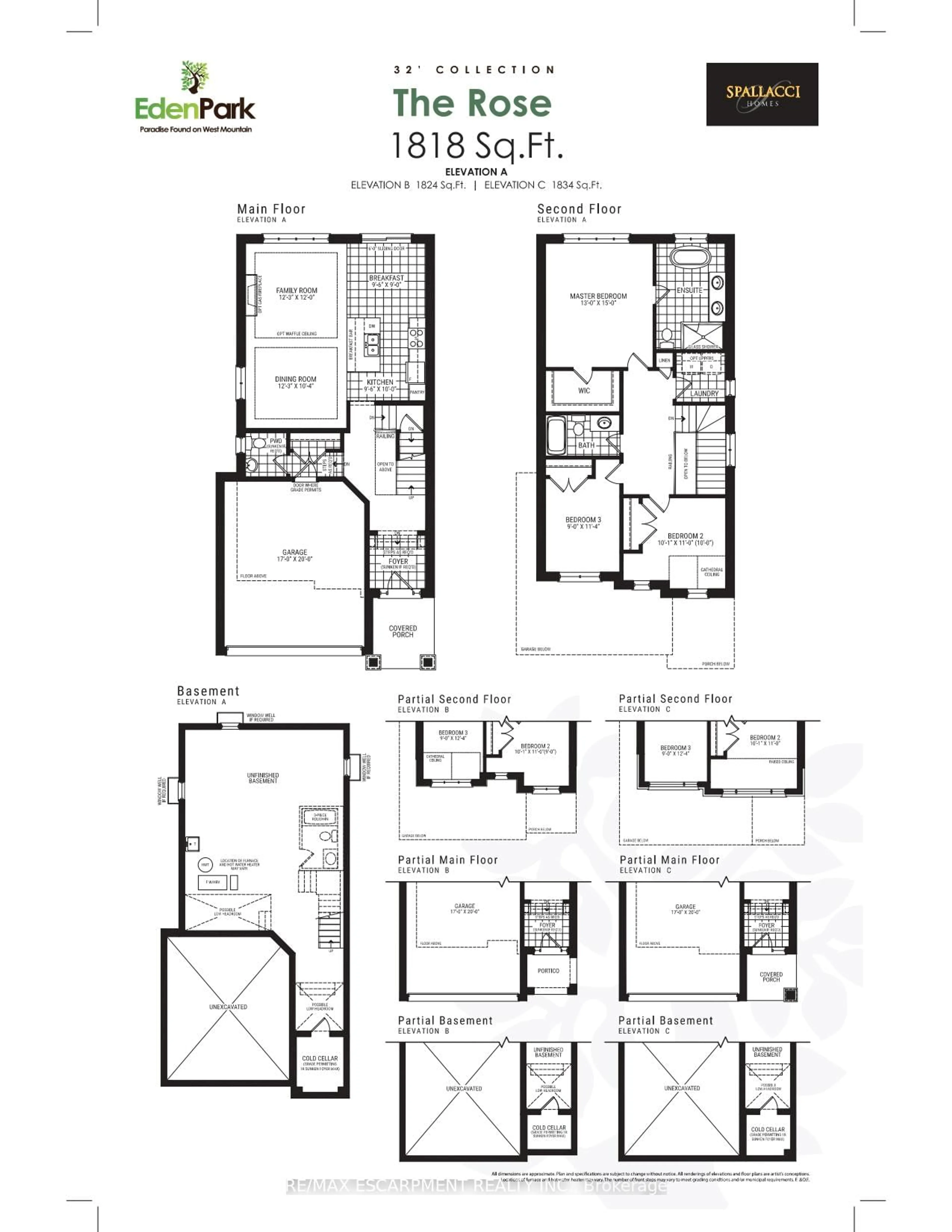 Floor plan for 24 Sagewood Dr, Hamilton Ontario L9B 0K7