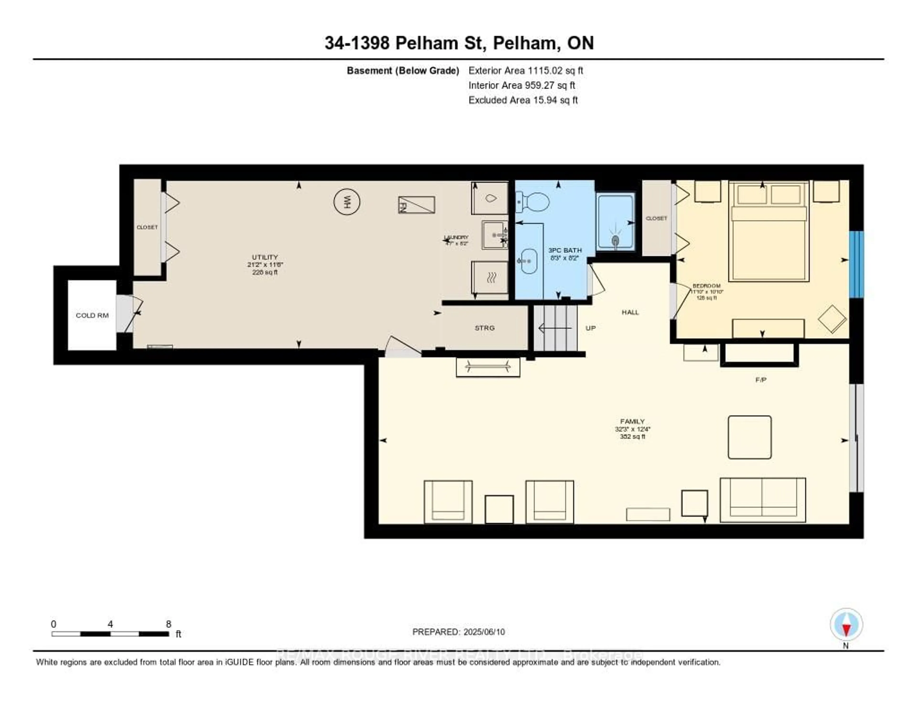 Floor plan for 1398 Pelham St #34, Pelham Ontario L0S 1E7