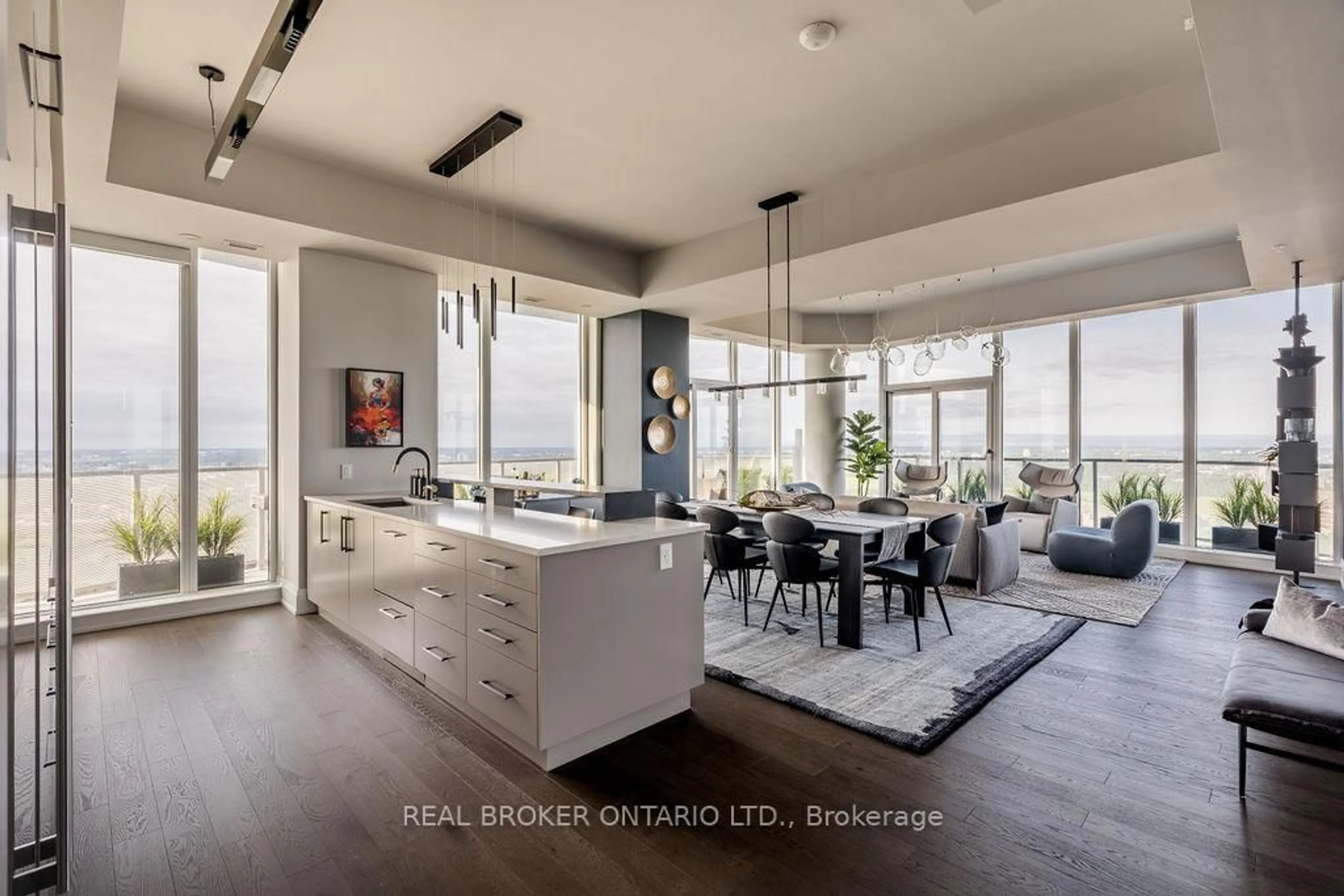 Open concept kitchen, unknown for 805 Carling Ave #4401, Ottawa Ontario K1S 5W9