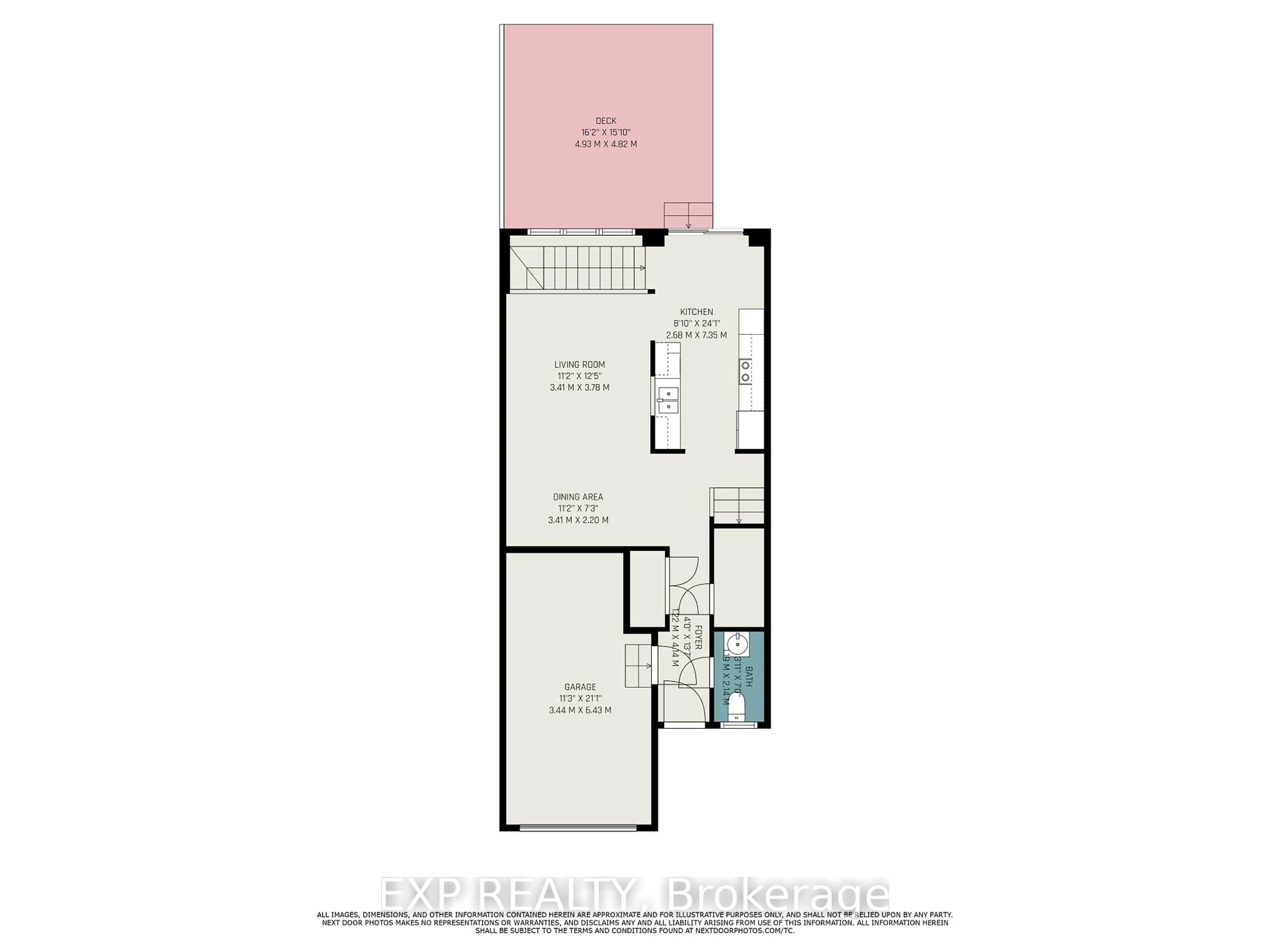 Floor plan for 841 Tabaret St, Ottawa Ontario K2M 0E7
