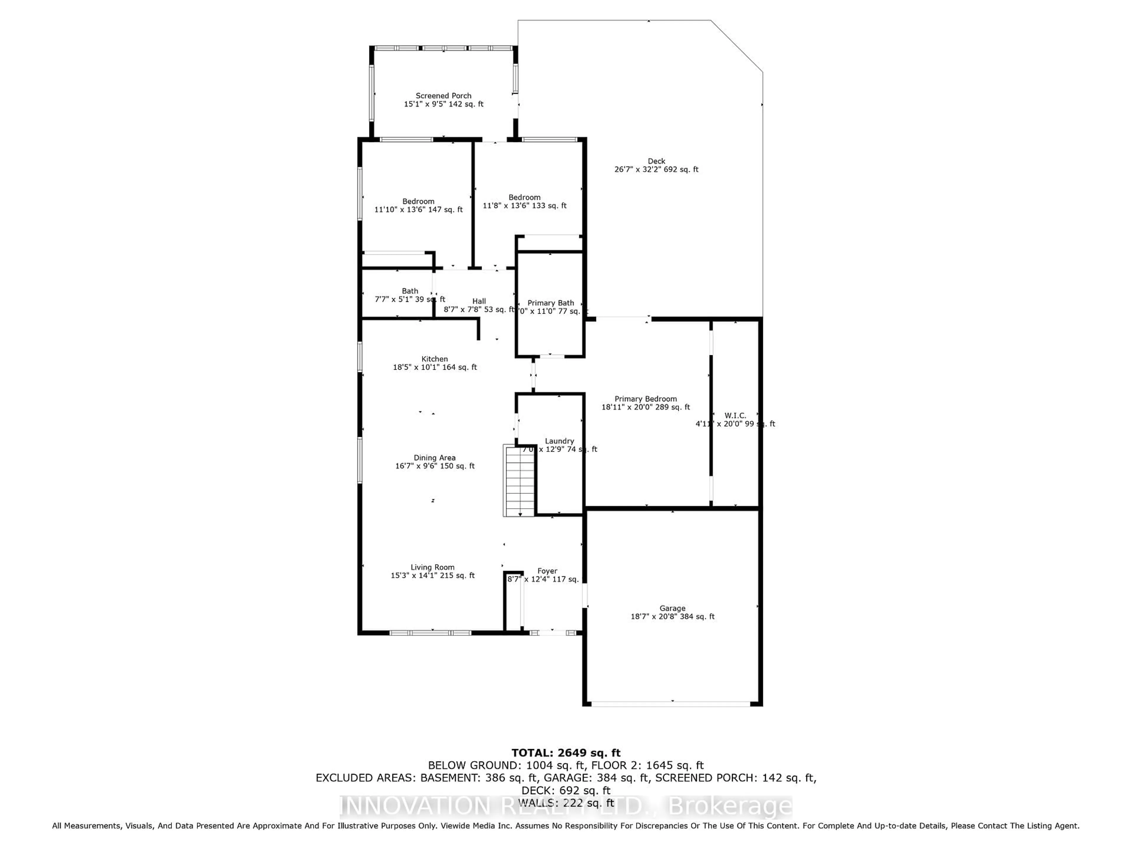 Floor plan for 328 Mountbatten Ave, Ottawa Ontario K1H 5W3