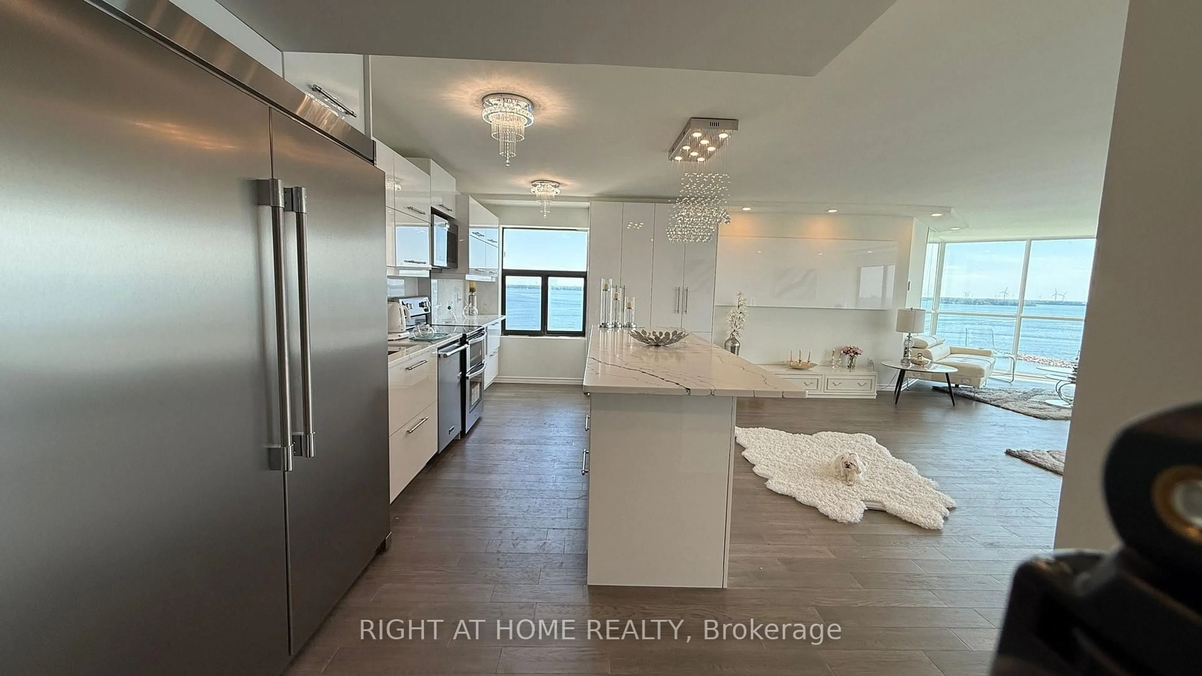 Open concept kitchen, ceramic/tile floor for 185 ONTARIO St #1301, Kingston Ontario K7L 2Y7