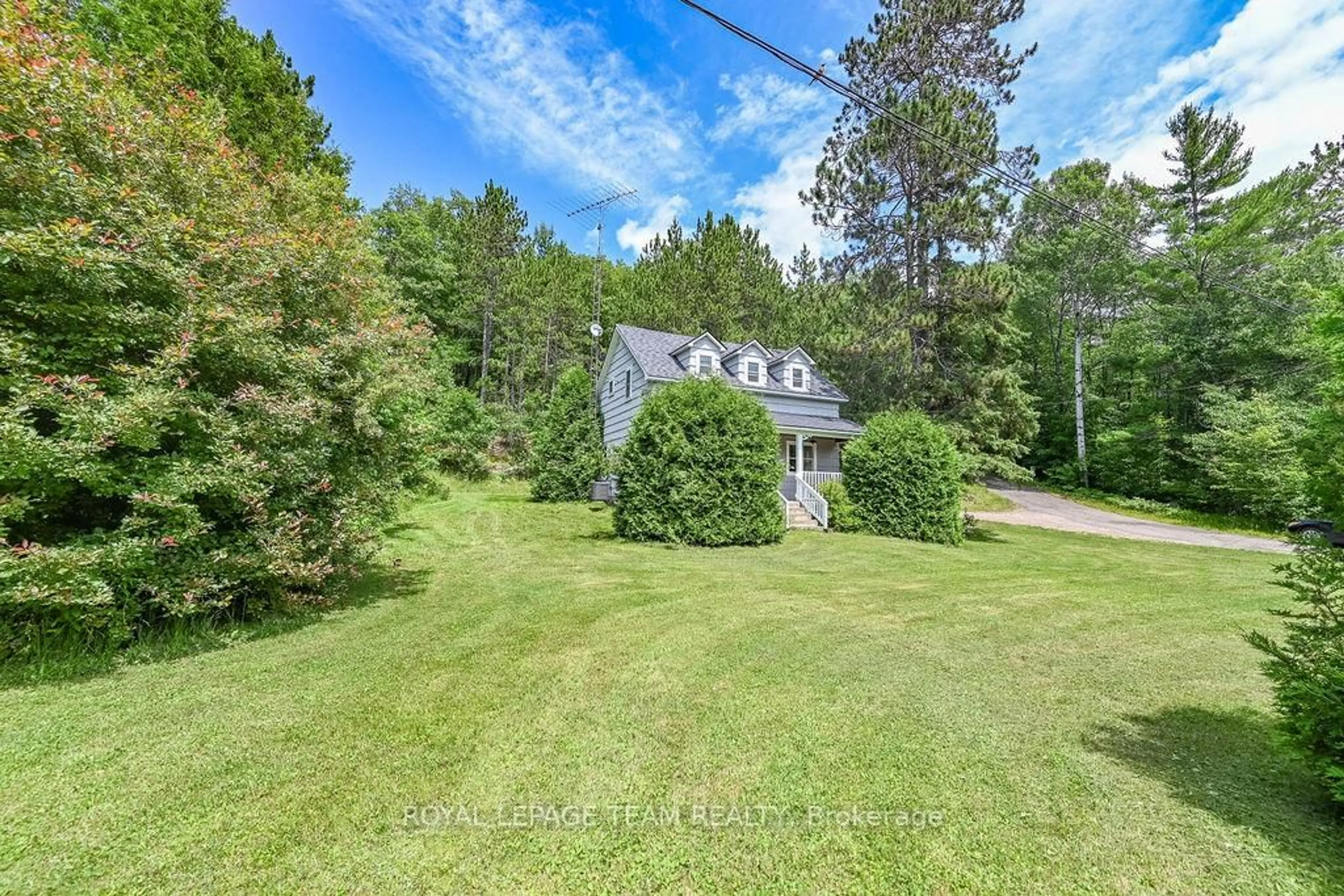 A pic from outside/outdoor area/front of a property/back of a property/a pic from drone, unknown for 19752 Highway 60 Highway, Barry's Bay Ontario K0J 1B0