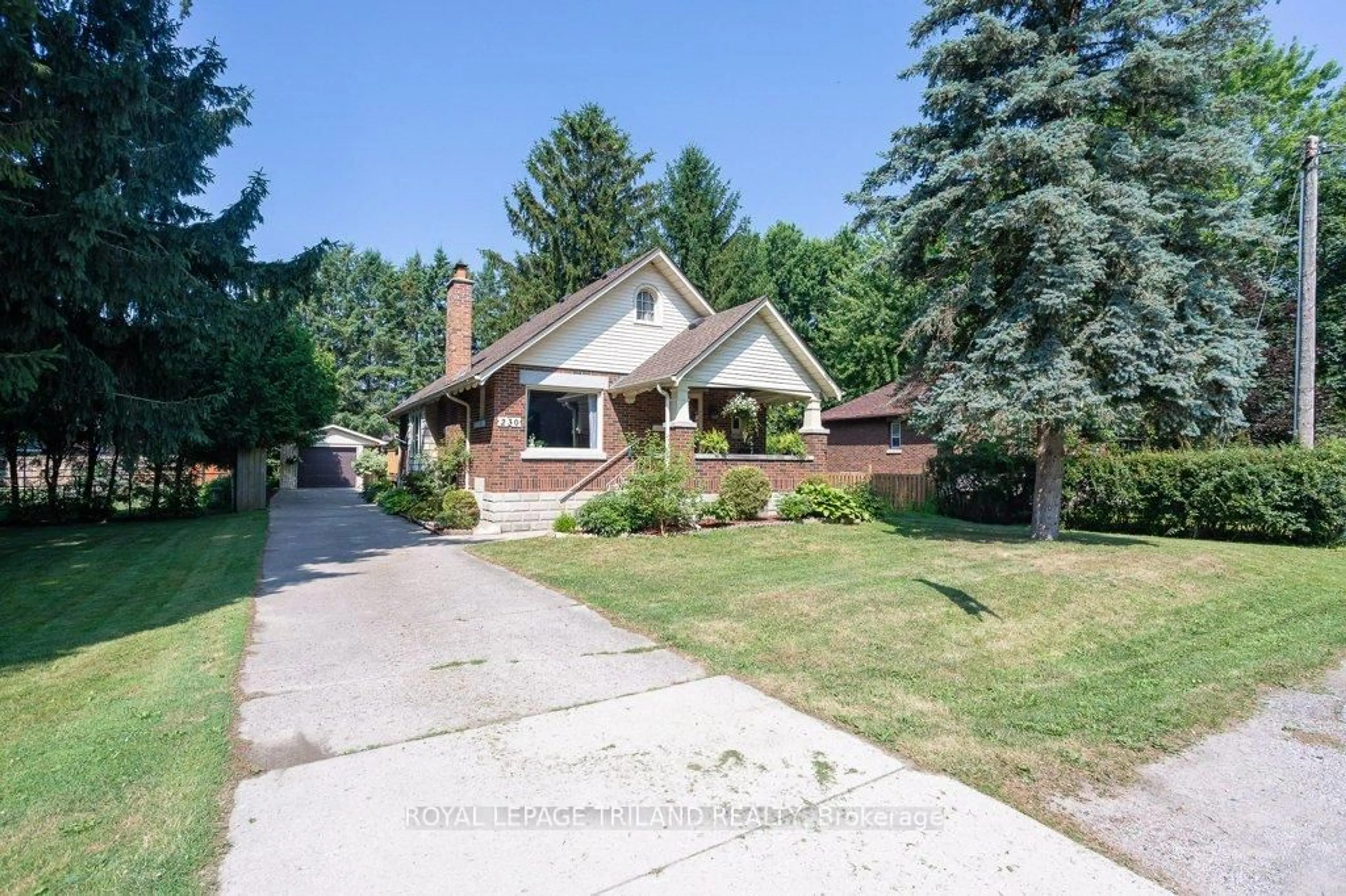 Home with brick exterior material, street for 230 Sunset Dr, St. Thomas Ontario N5R 3C3