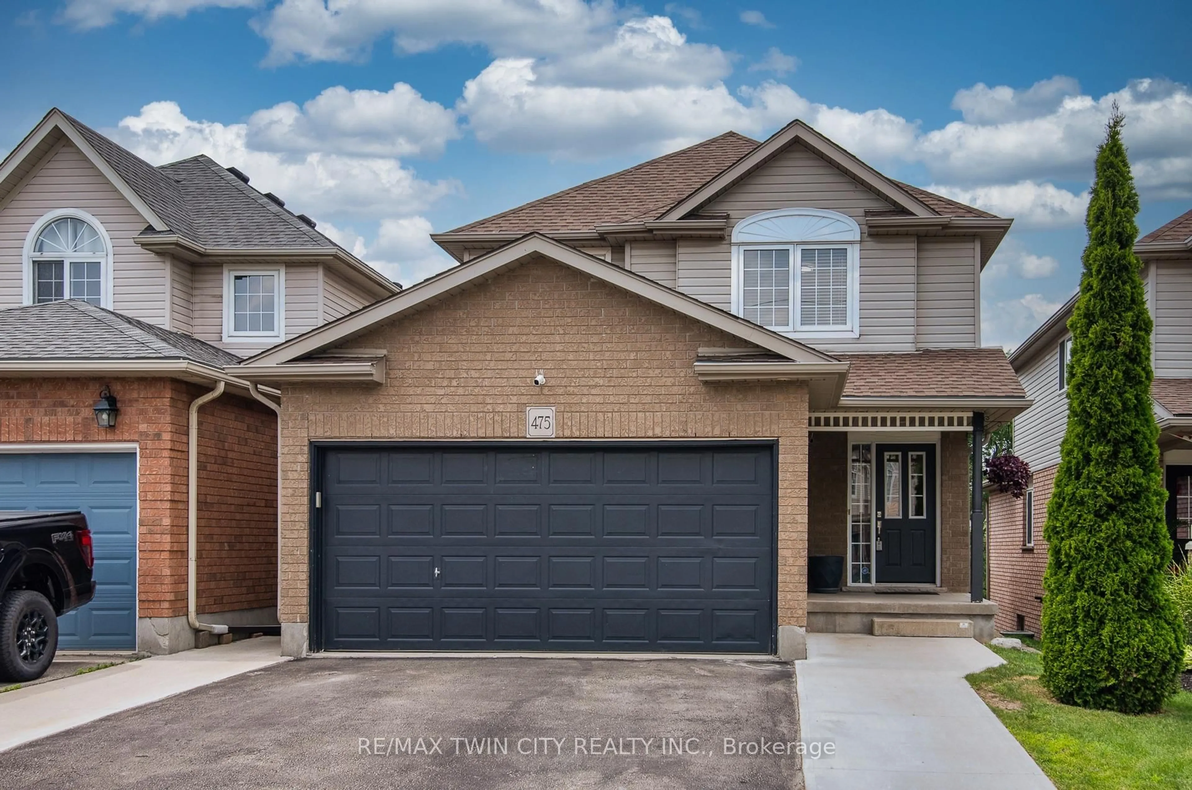 Home with brick exterior material, street for 475 Doon South Dr, Kitchener Ontario N2P 2T6