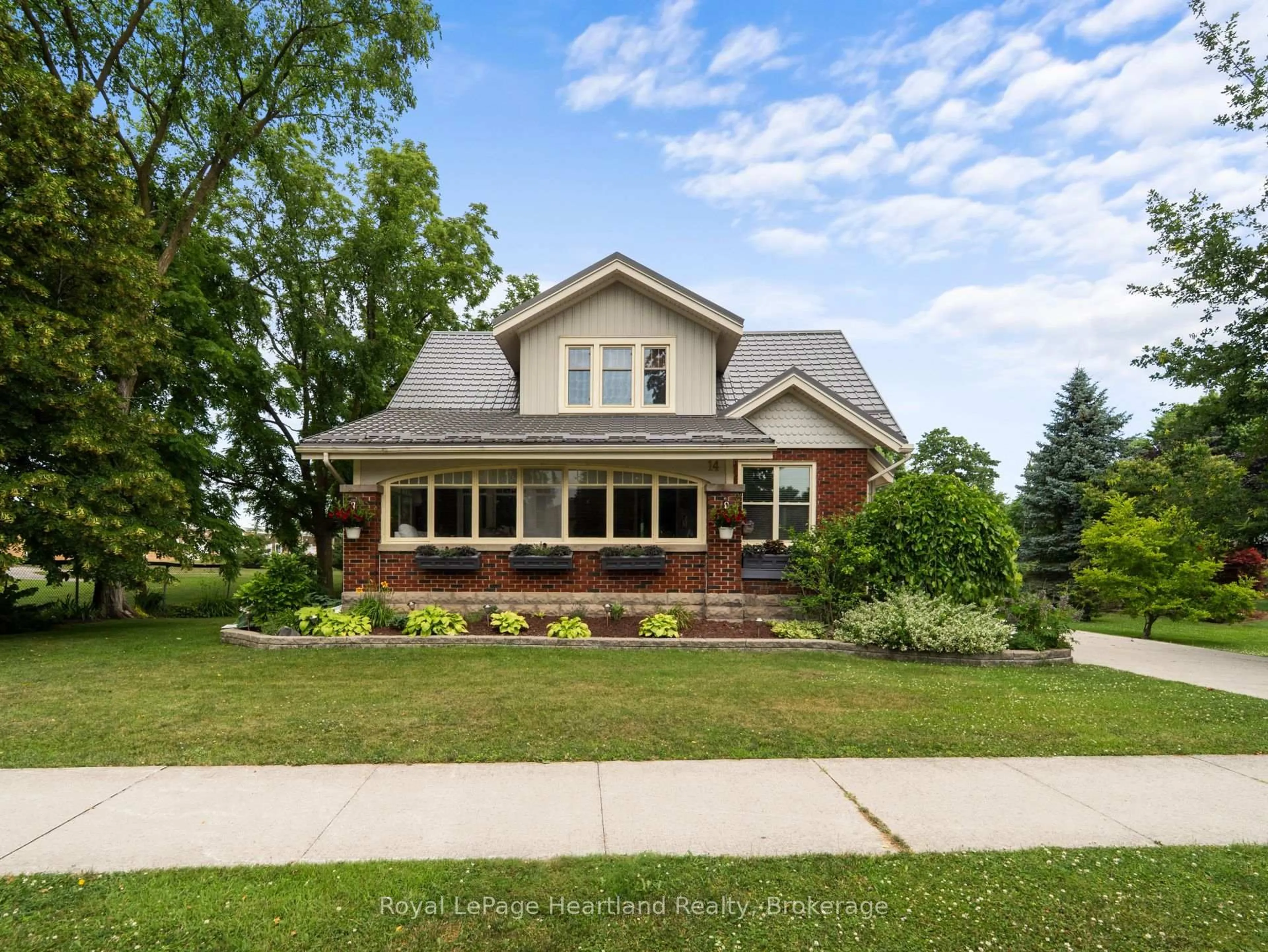 Home with brick exterior material, street for 14 Centre St, Bluewater Ontario N0M 2T0