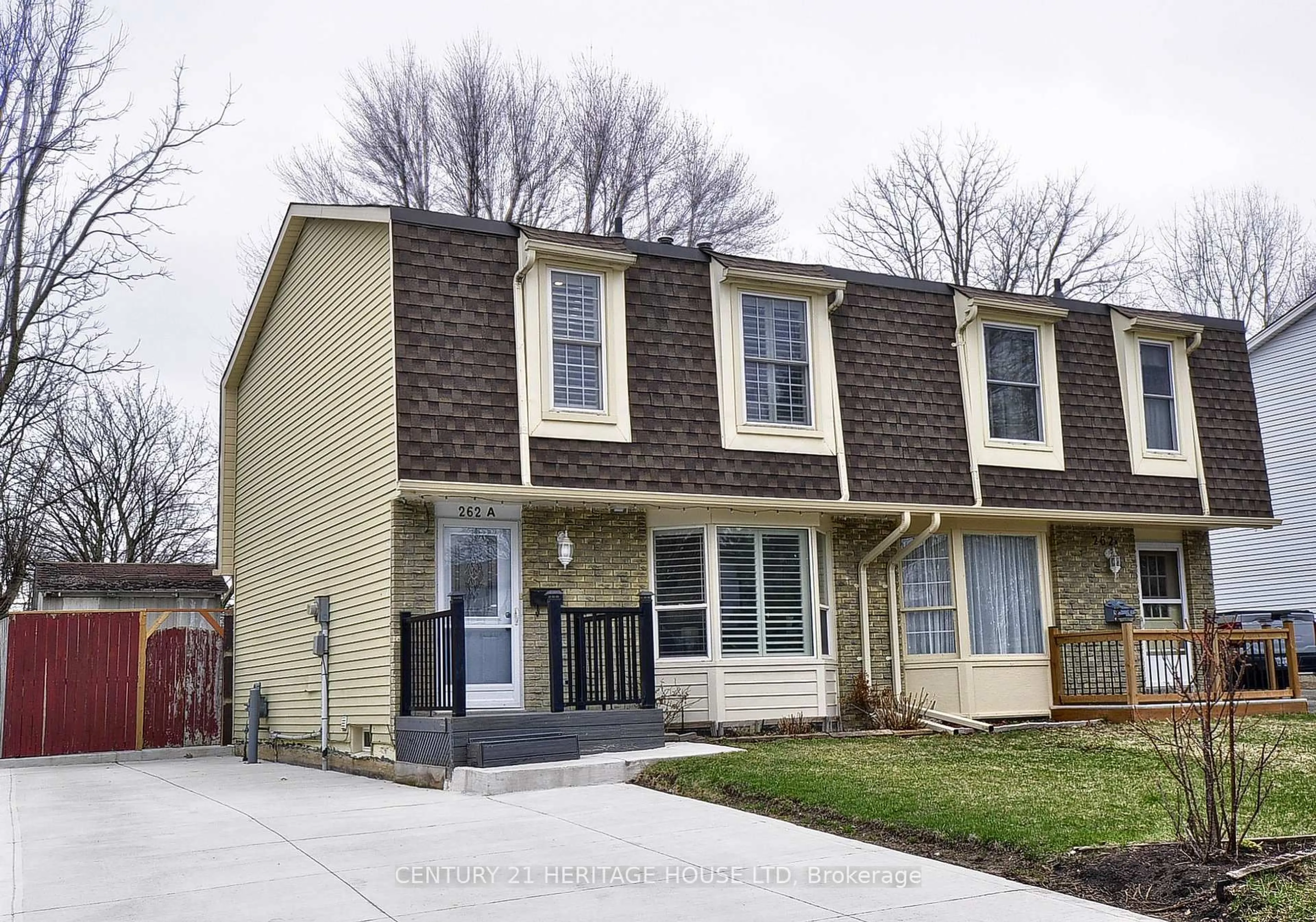Home with vinyl exterior material, street for 262 Northlake Dr #A, Waterloo Ontario N2V 1A9