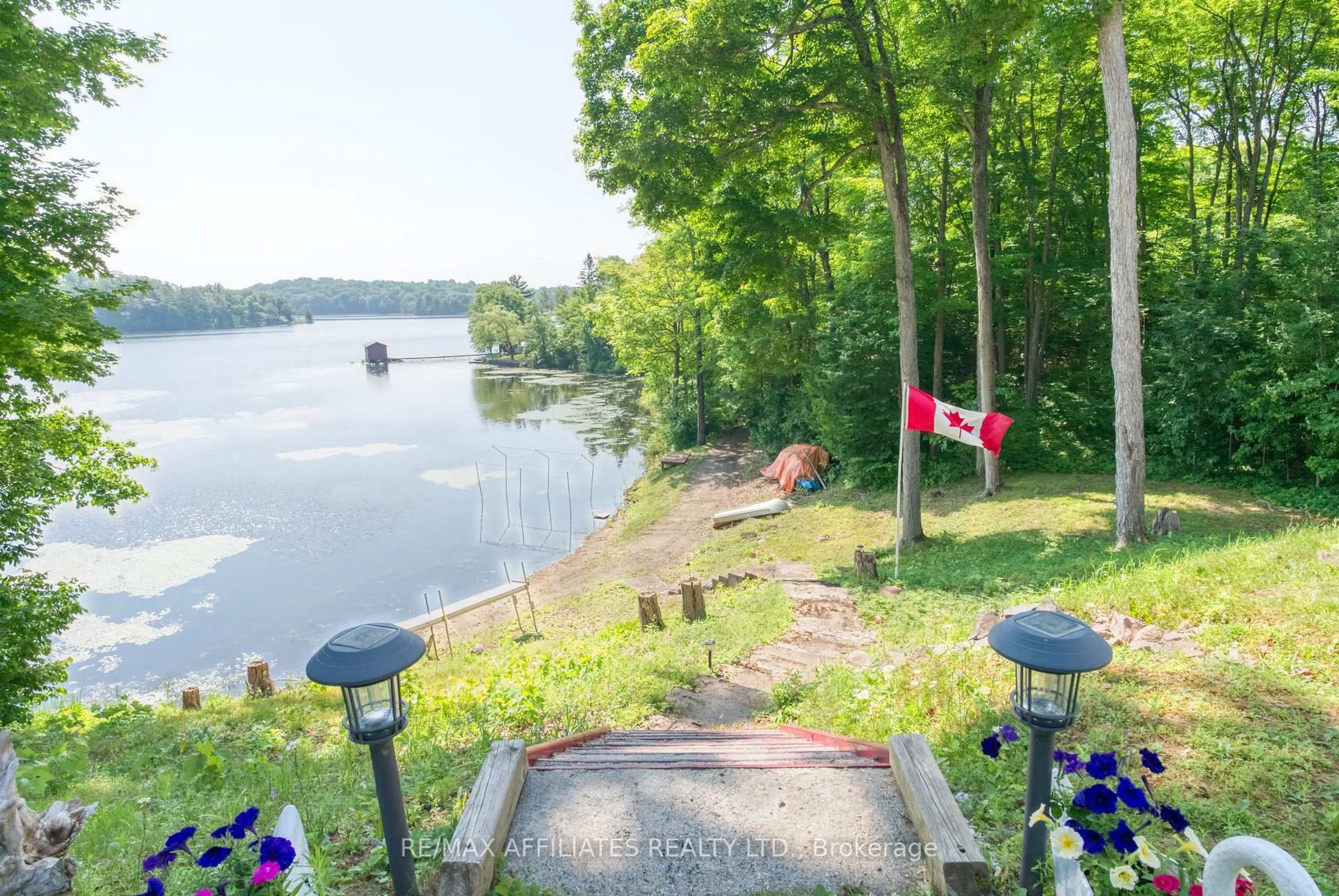 Patio, water/lake/river/ocean view for 163A Brash Lane, Maberly Ontario K0H 2B0