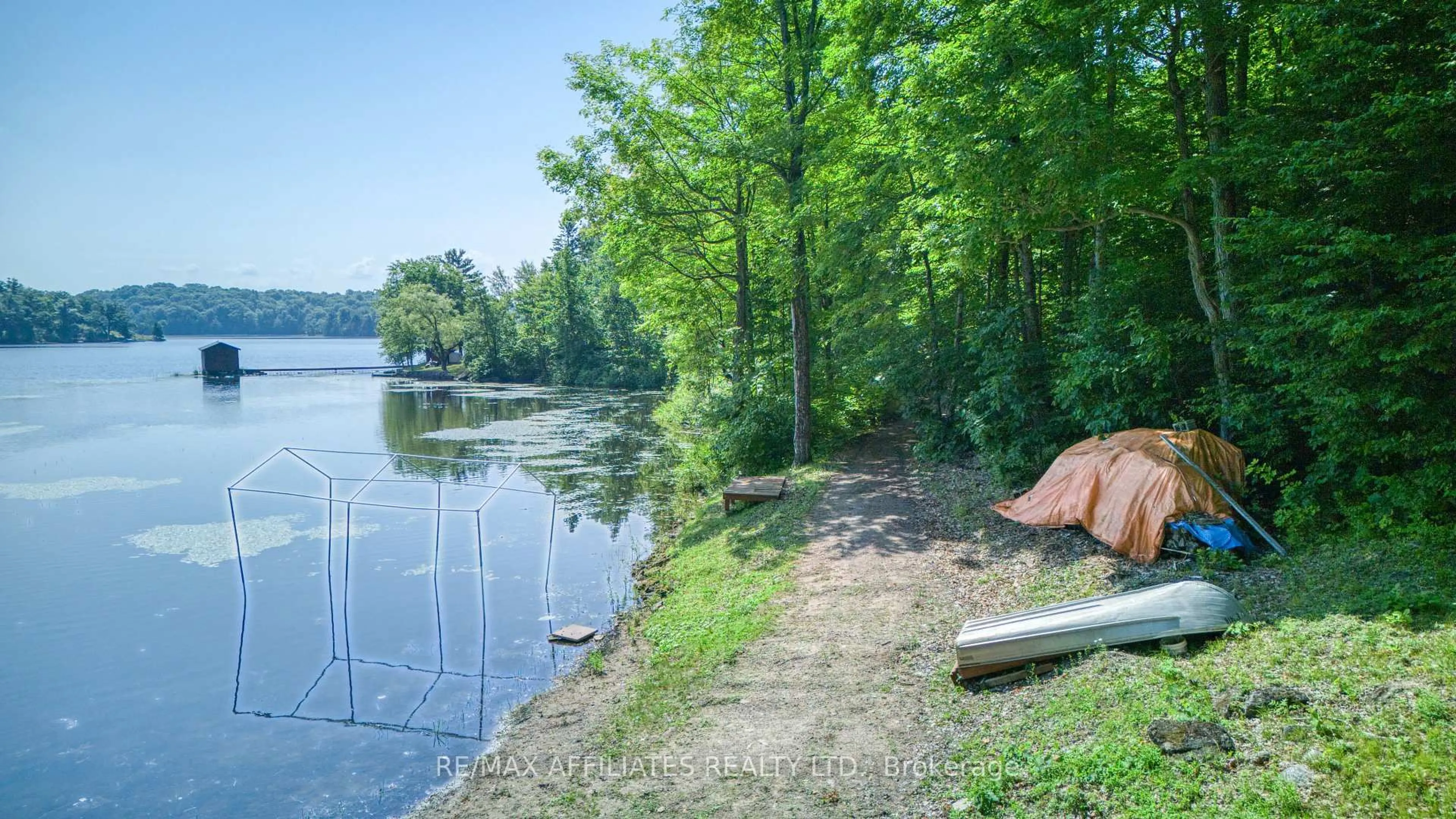 Patio, water/lake/river/ocean view for 163A Brash Lane, Maberly Ontario K0H 2B0