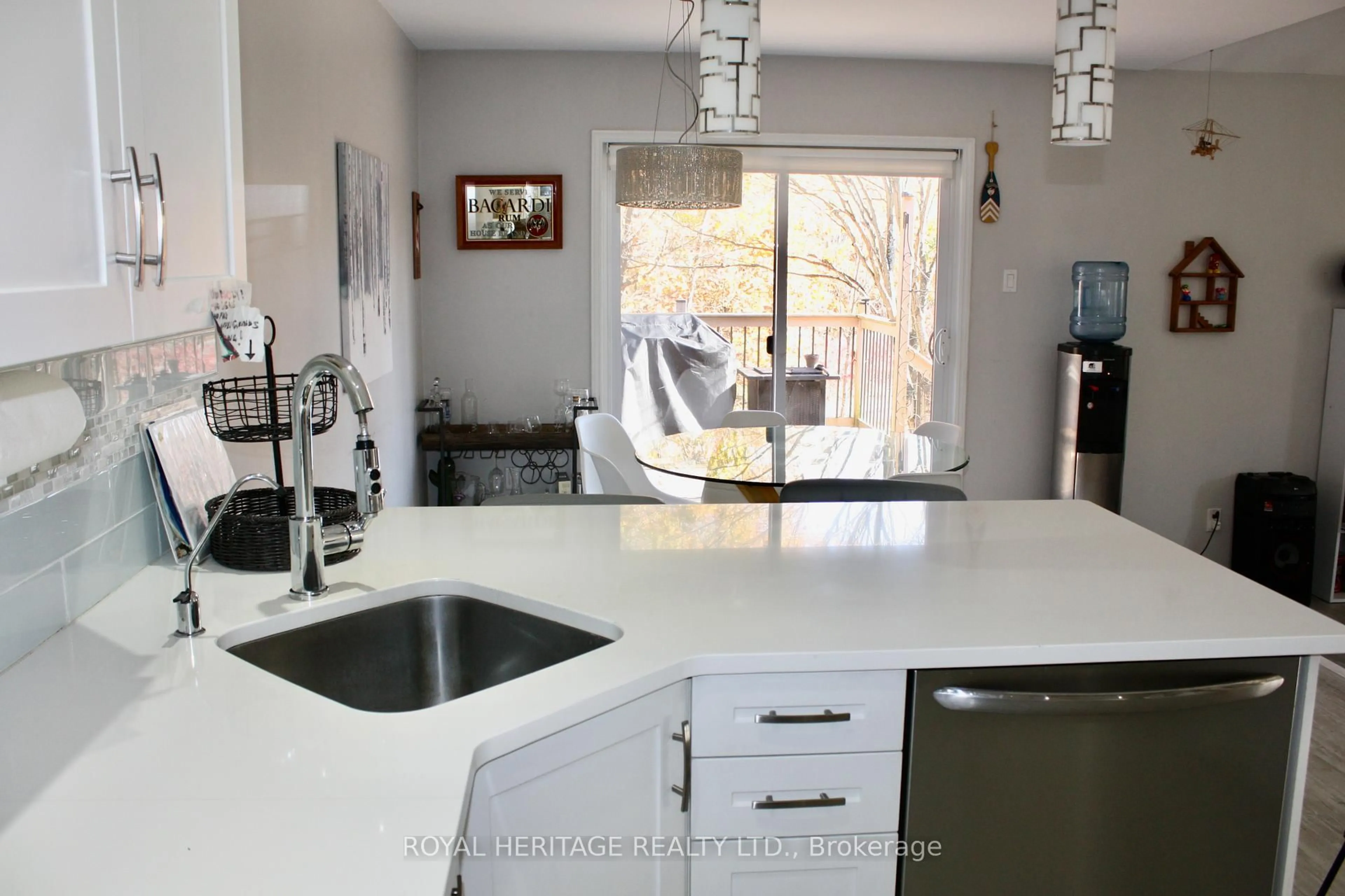 Open concept kitchen, ceramic/tile floor for 2331 Lakeside Rd, Douro-Dummer Ontario K0L 2H0