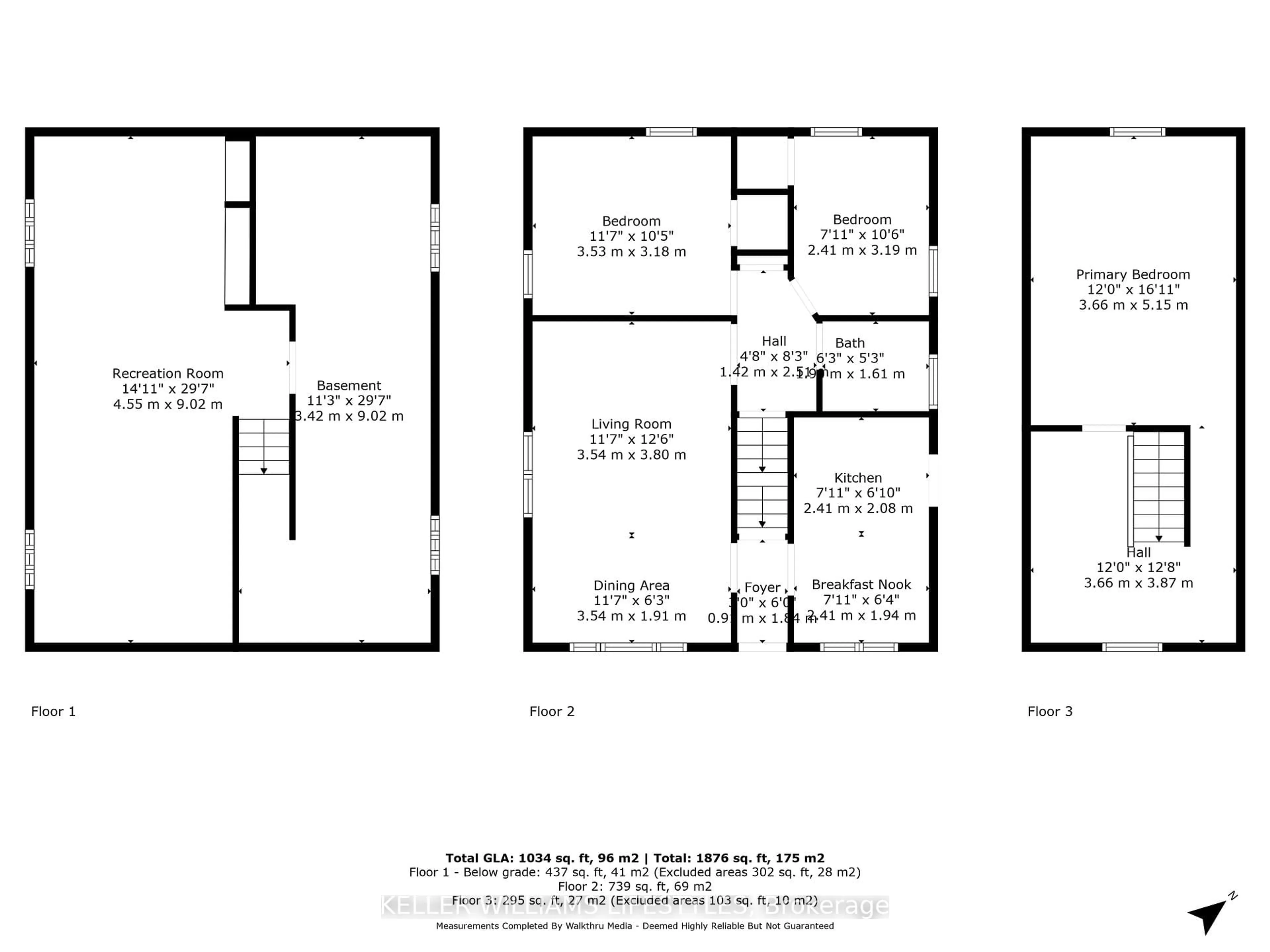 Floor plan for 475 Salisbury St, London East Ontario N5Y 3B4