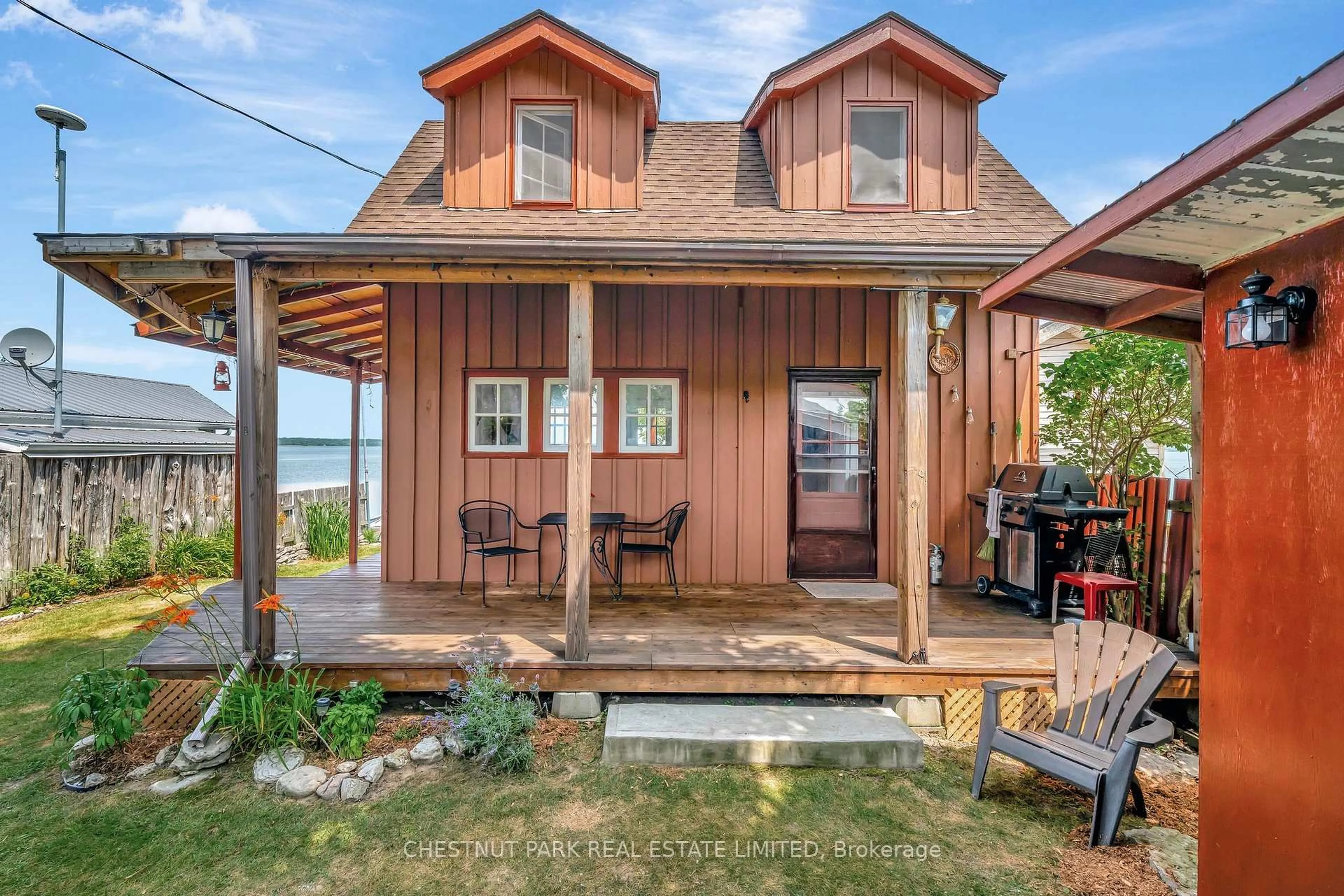 Patio, water/lake/river/ocean view for 118 Outlet Rd, Prince Edward County Ontario K0K 1P0