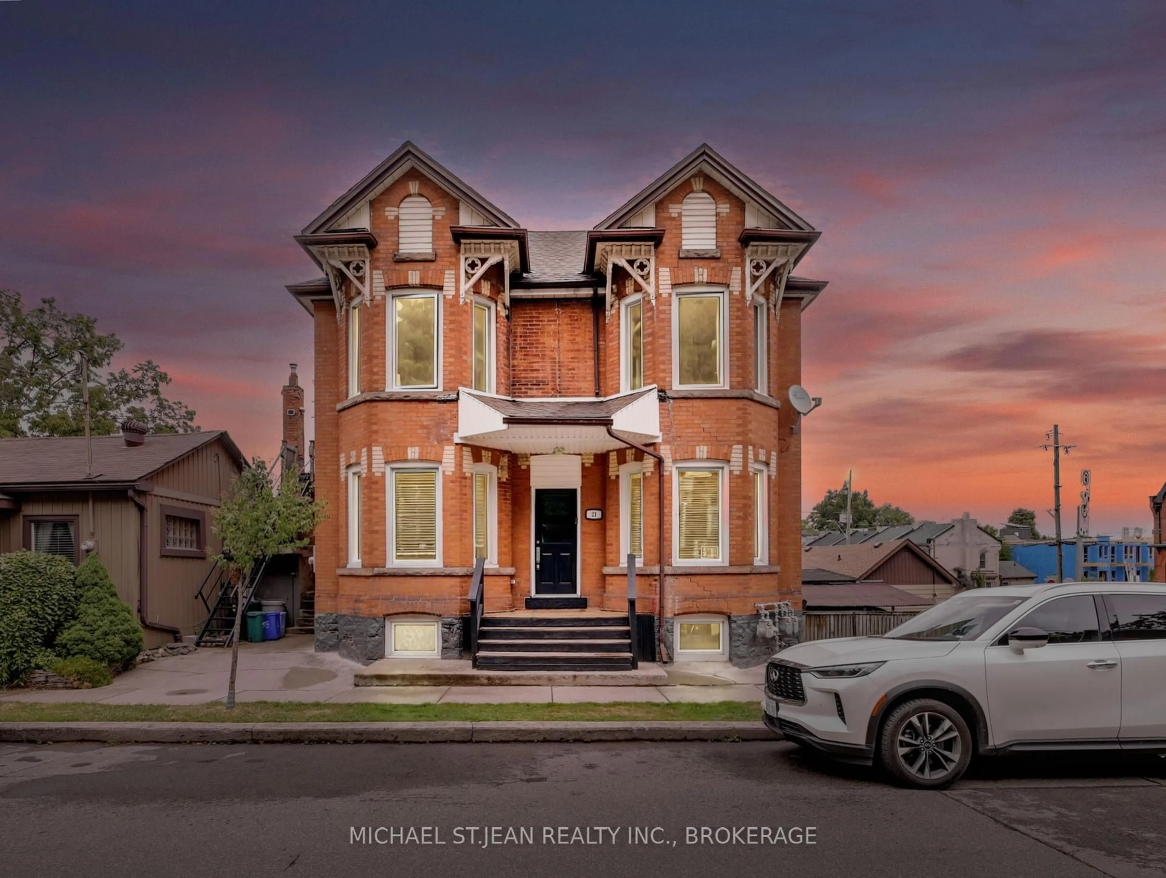 Home with brick exterior material, street for 21 Foster St, Hamilton Ontario L8N 1Z7