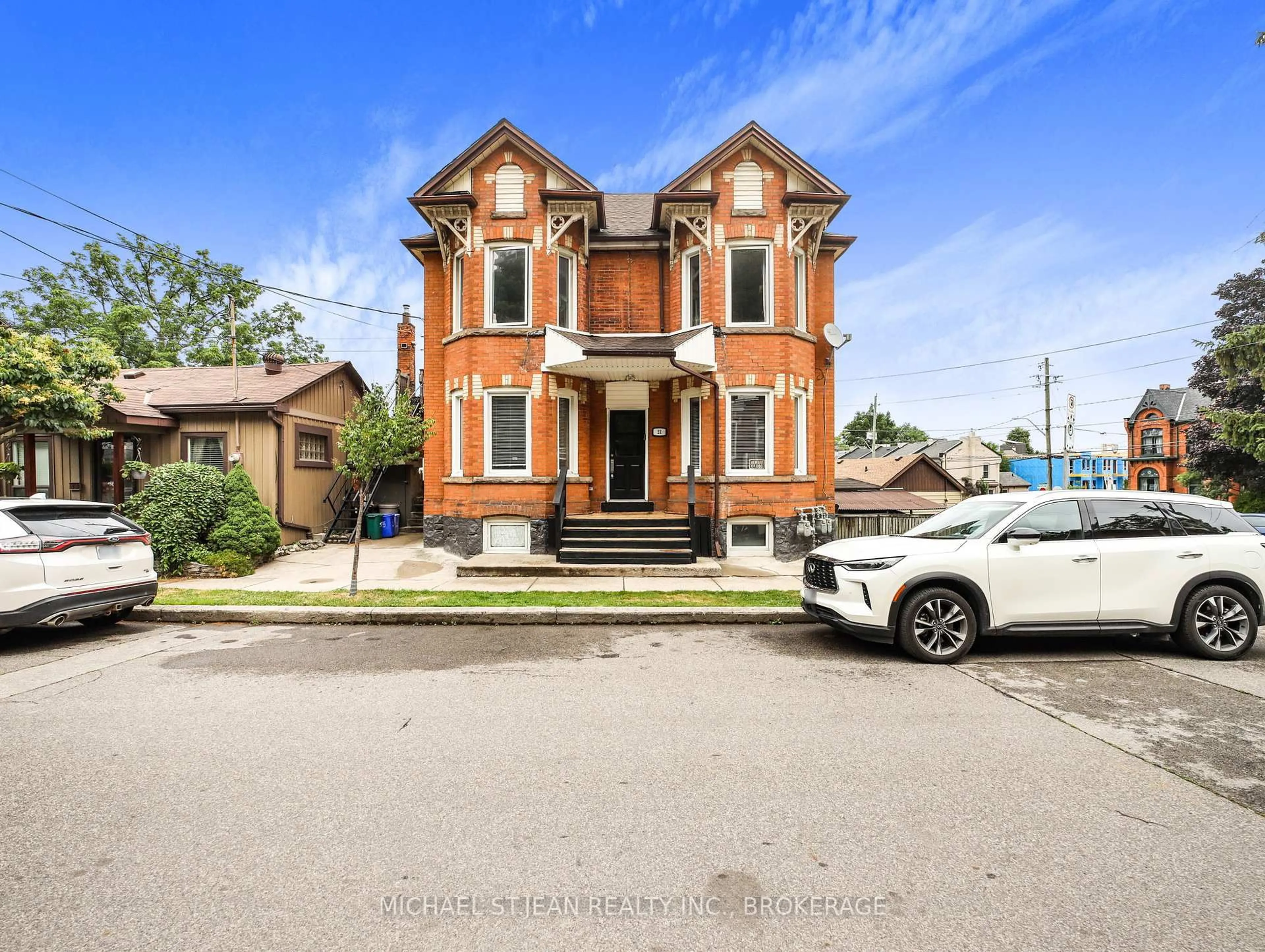 Home with brick exterior material, street for 21 Foster St, Hamilton Ontario L8N 1Z7