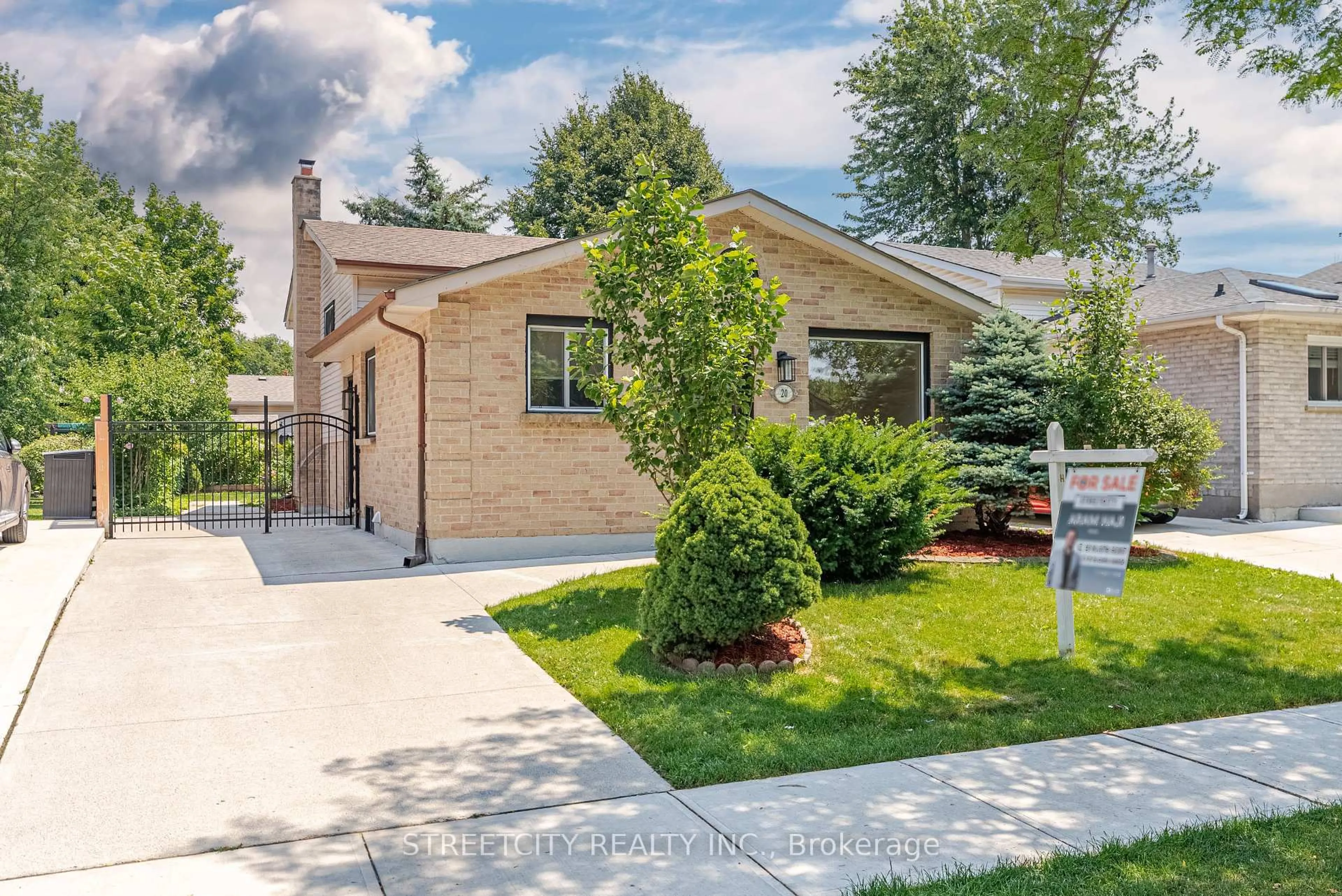 Home with brick exterior material, street for 20 Fairchild Cres, London South Ontario N6E 3E2