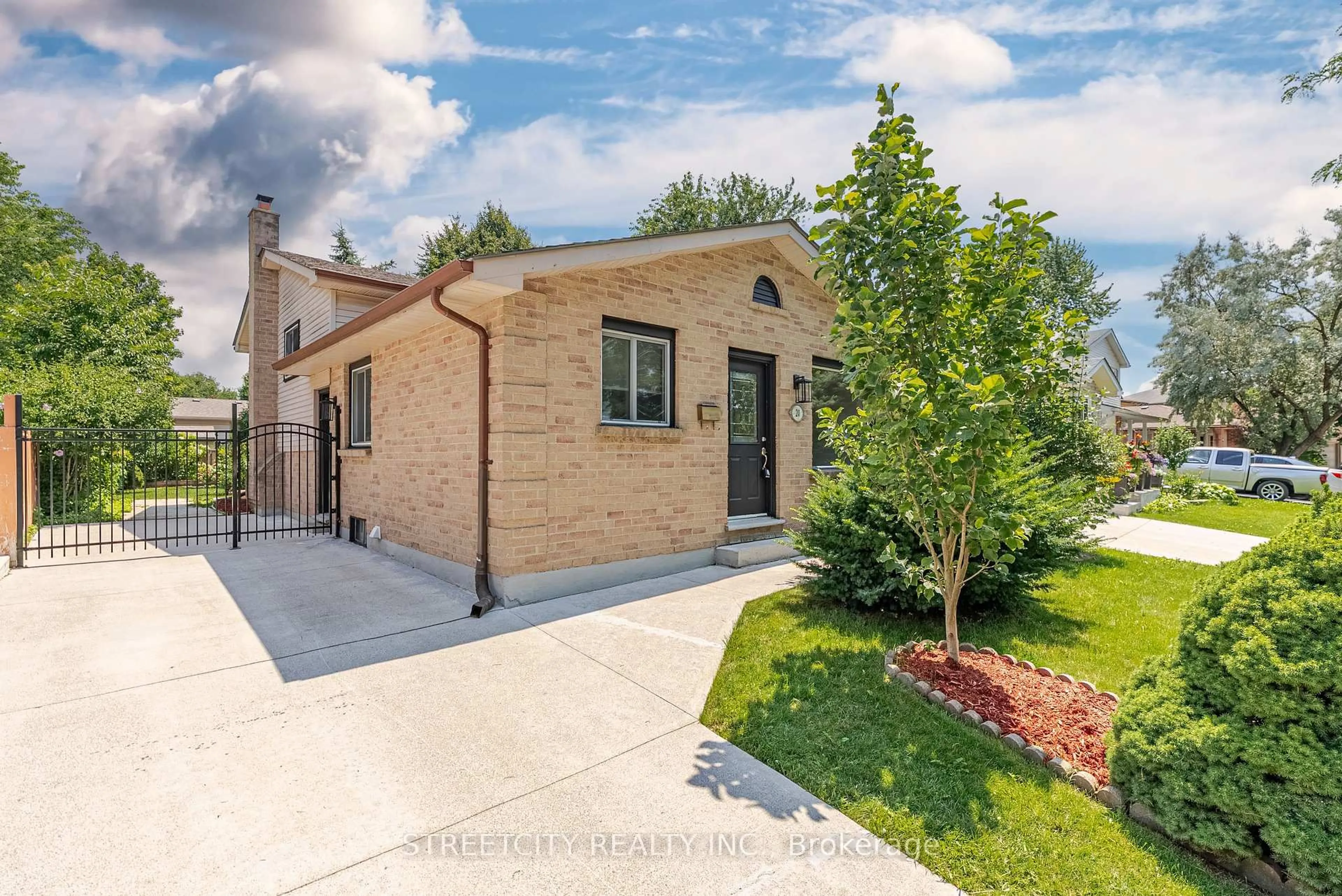 Home with brick exterior material, street for 20 Fairchild Cres, London South Ontario N6E 3E2