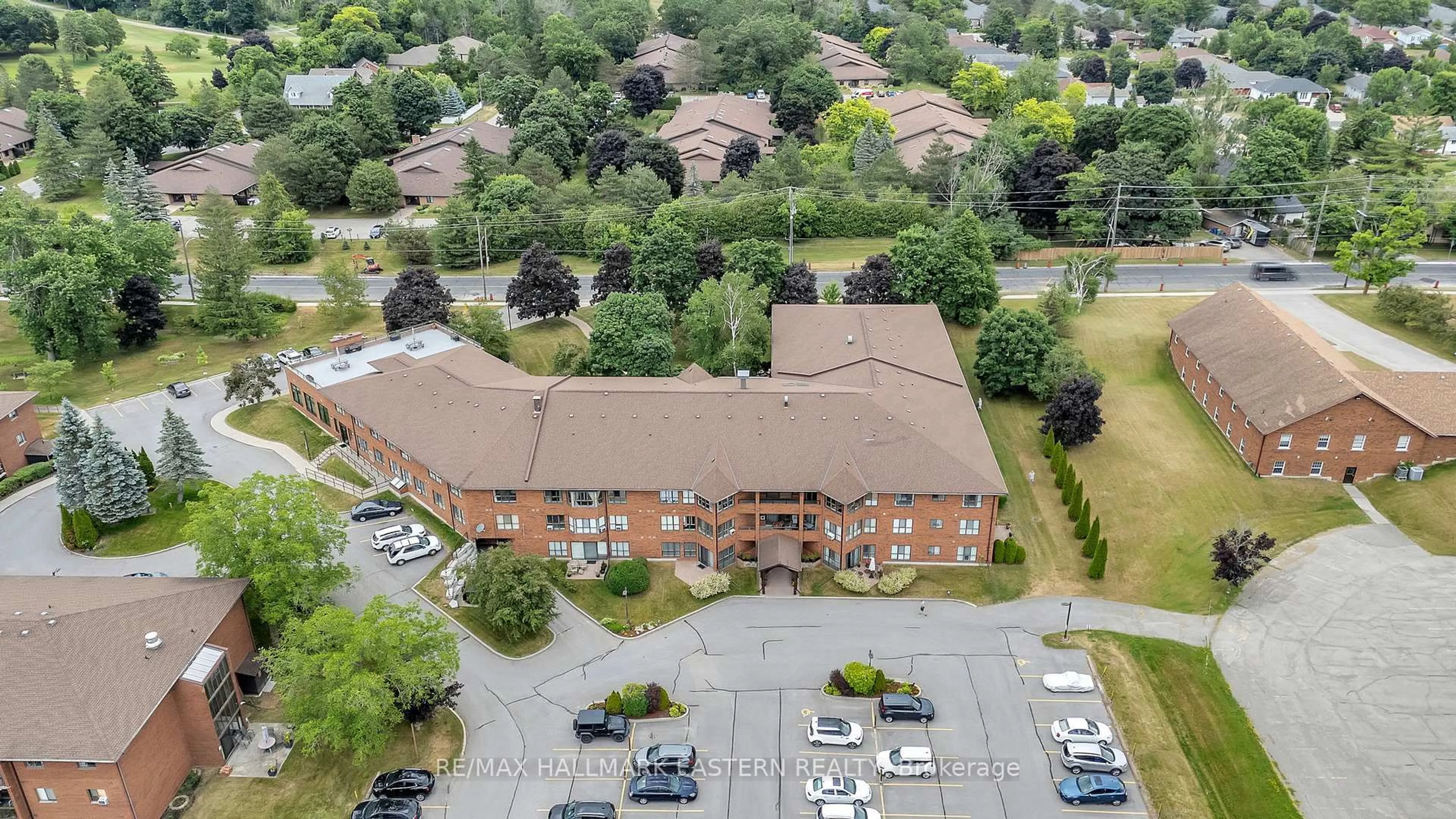 A pic from outside/outdoor area/front of a property/back of a property/a pic from drone, unknown for 921 Armour Rd #304, Peterborough East Ontario K9H 7K5
