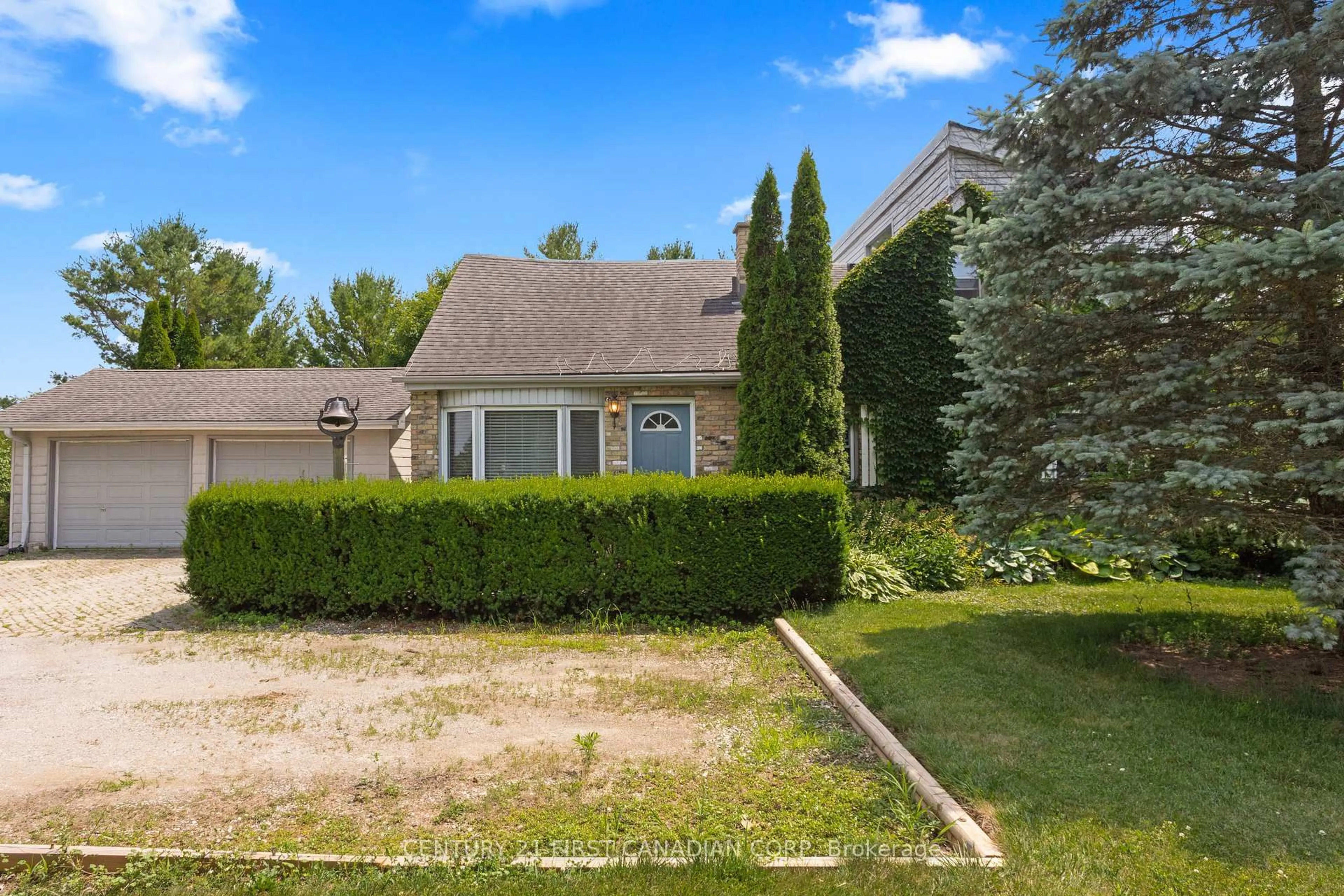A pic from outside/outdoor area/front of a property/back of a property/a pic from drone, street for 14305 Sixteen Mile Rd, Lucan Biddulph Ontario N5X 4B2