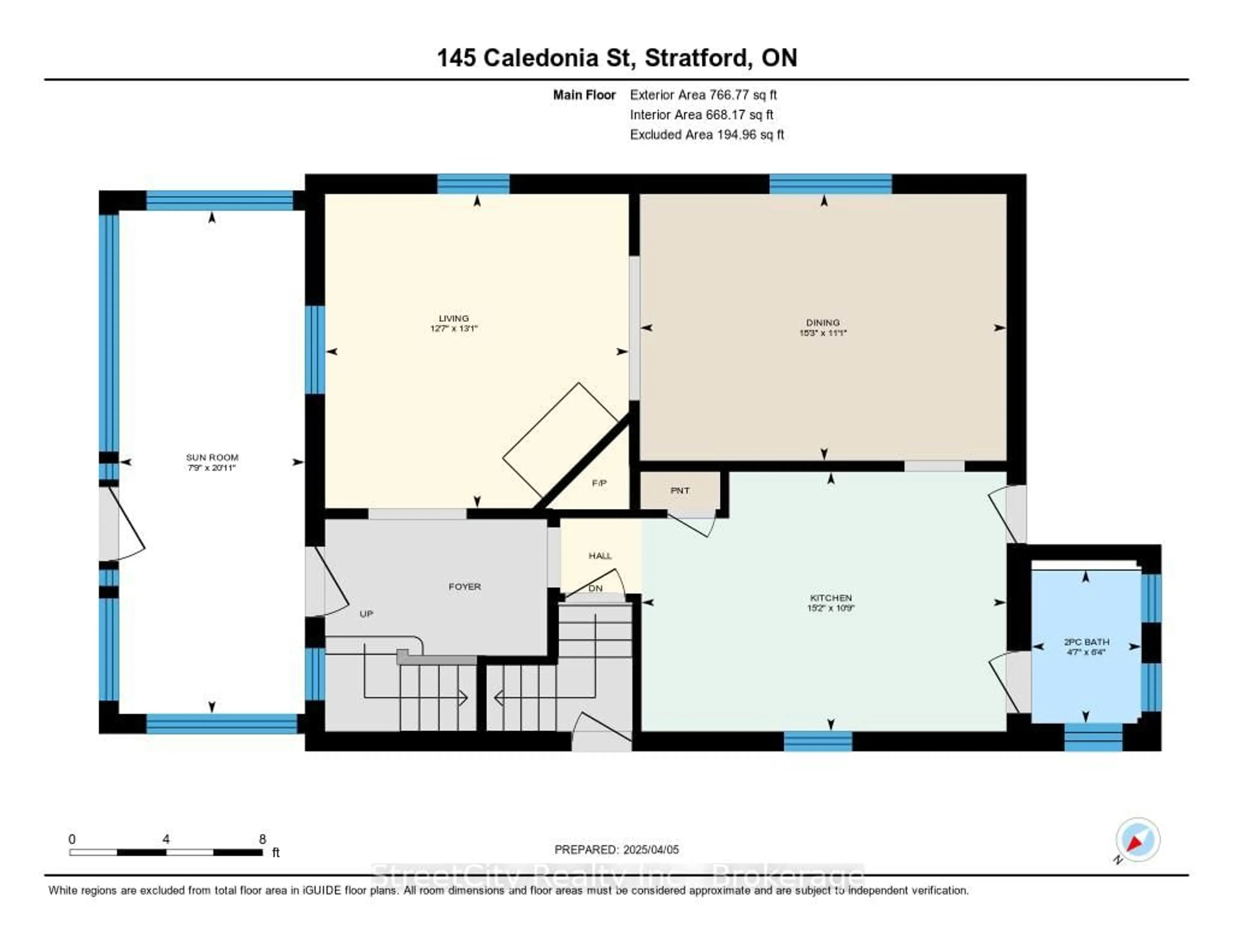 Floor plan for 145 Caledonia St, Stratford Ontario N5A 5W7