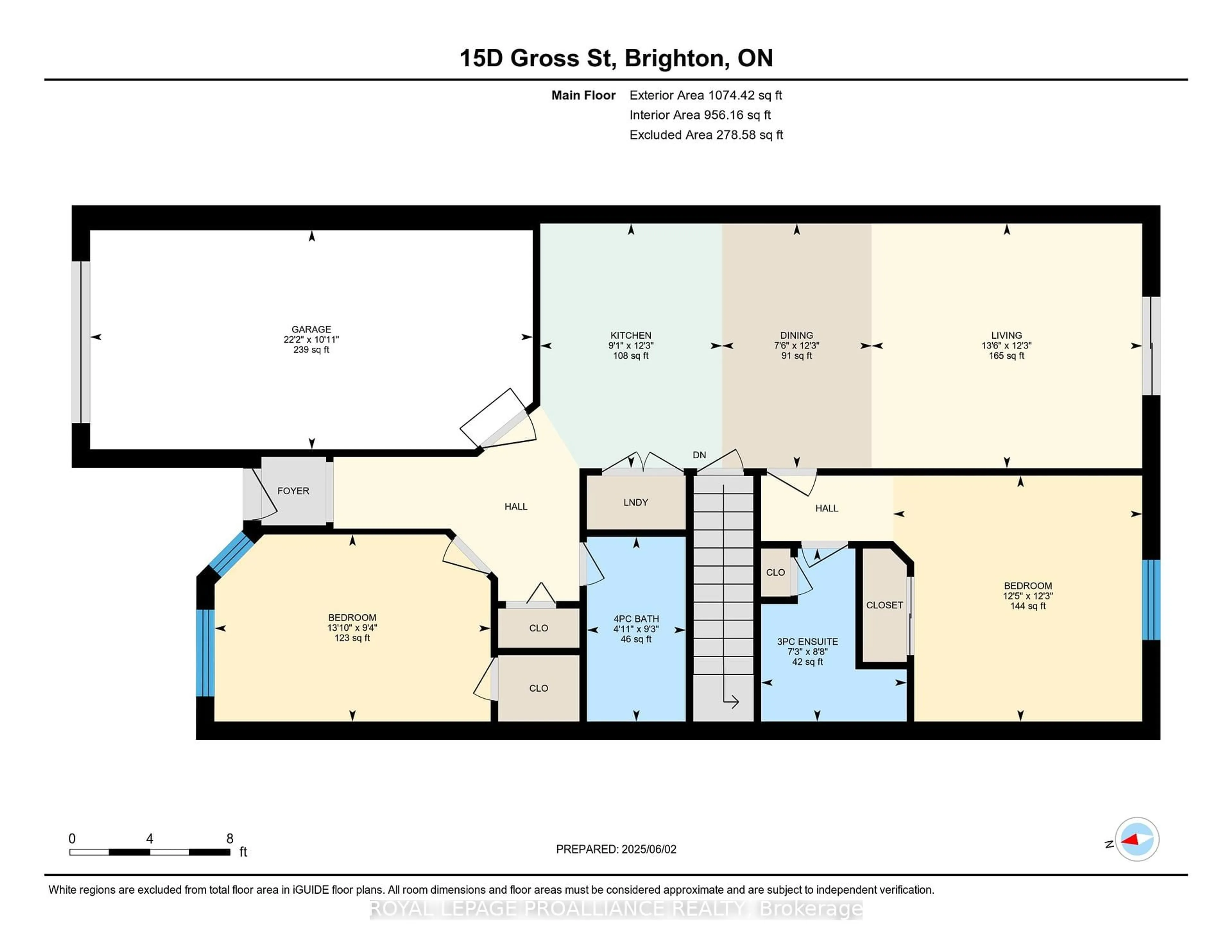 Floor plan for 15D Gross St, Brighton Ontario K0K 1H0